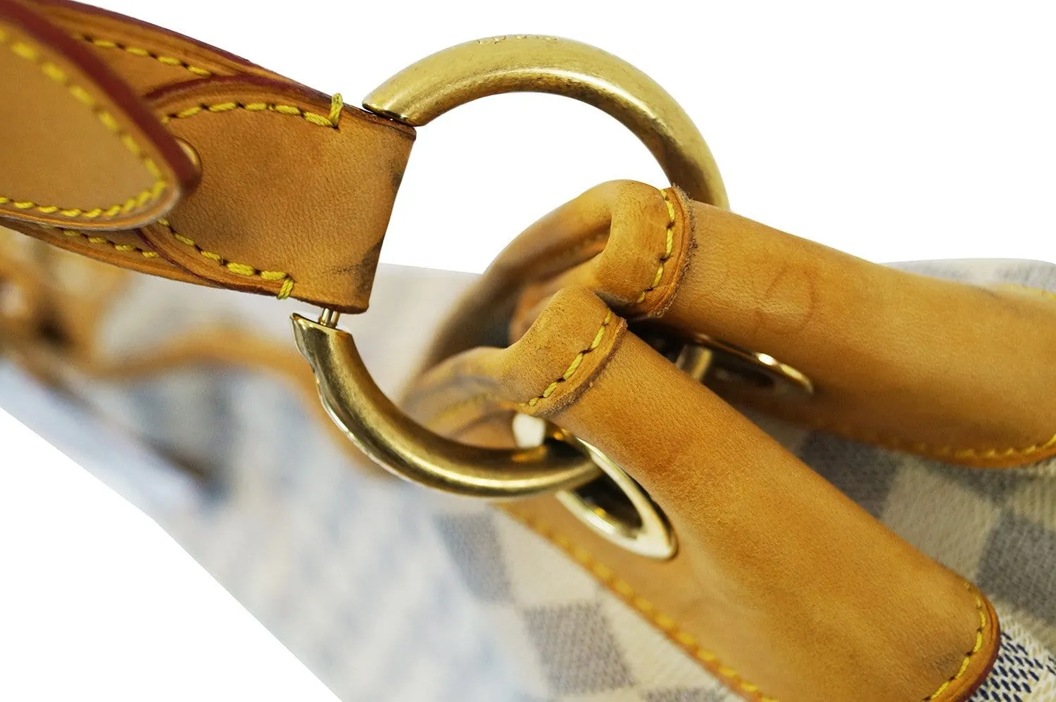 LOUIS VUITTON Damier Azur Galliera GM Shoulder Bag