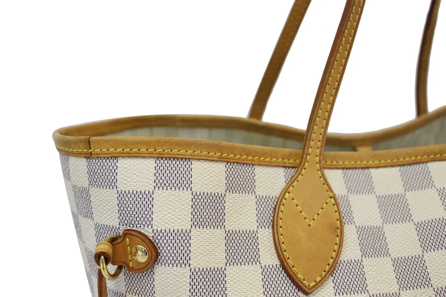 LOUIS VUITTON Damier Azur Neverfull MM Tote Bag