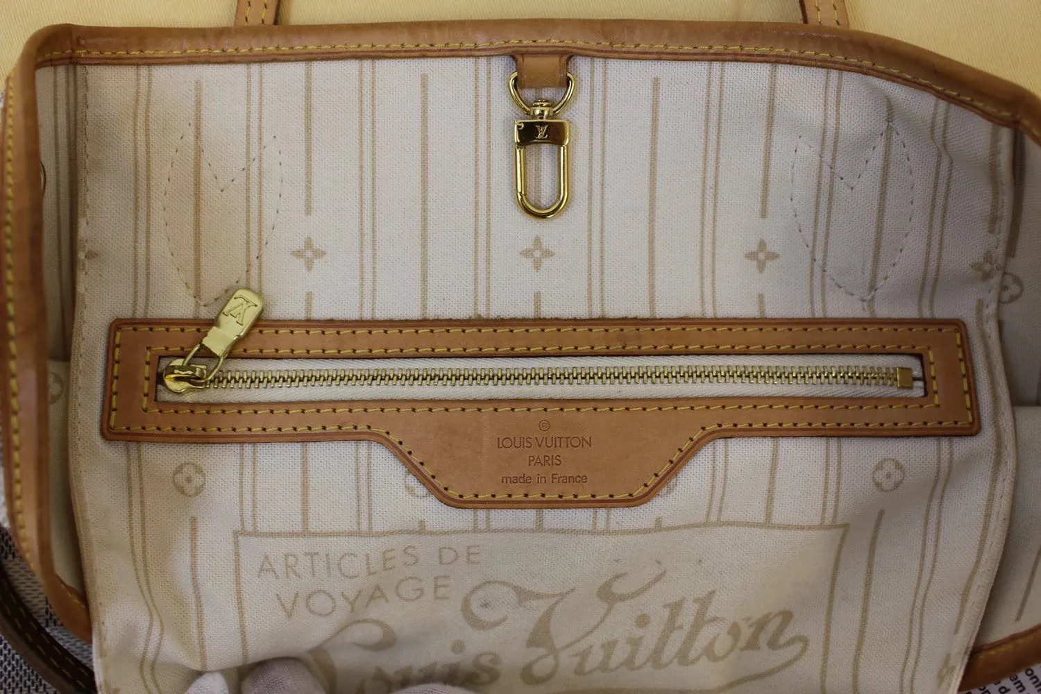 LOUIS VUITTON Damier Azur Neverfull PM Tote Bag - Final Call