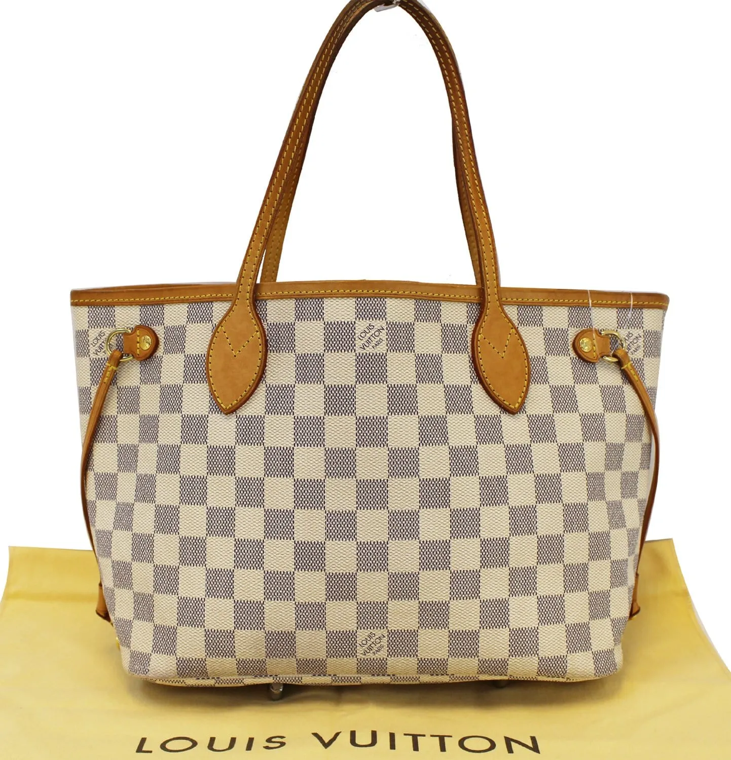 LOUIS VUITTON Damier Azur Neverfull PM Tote Bag - Final Call
