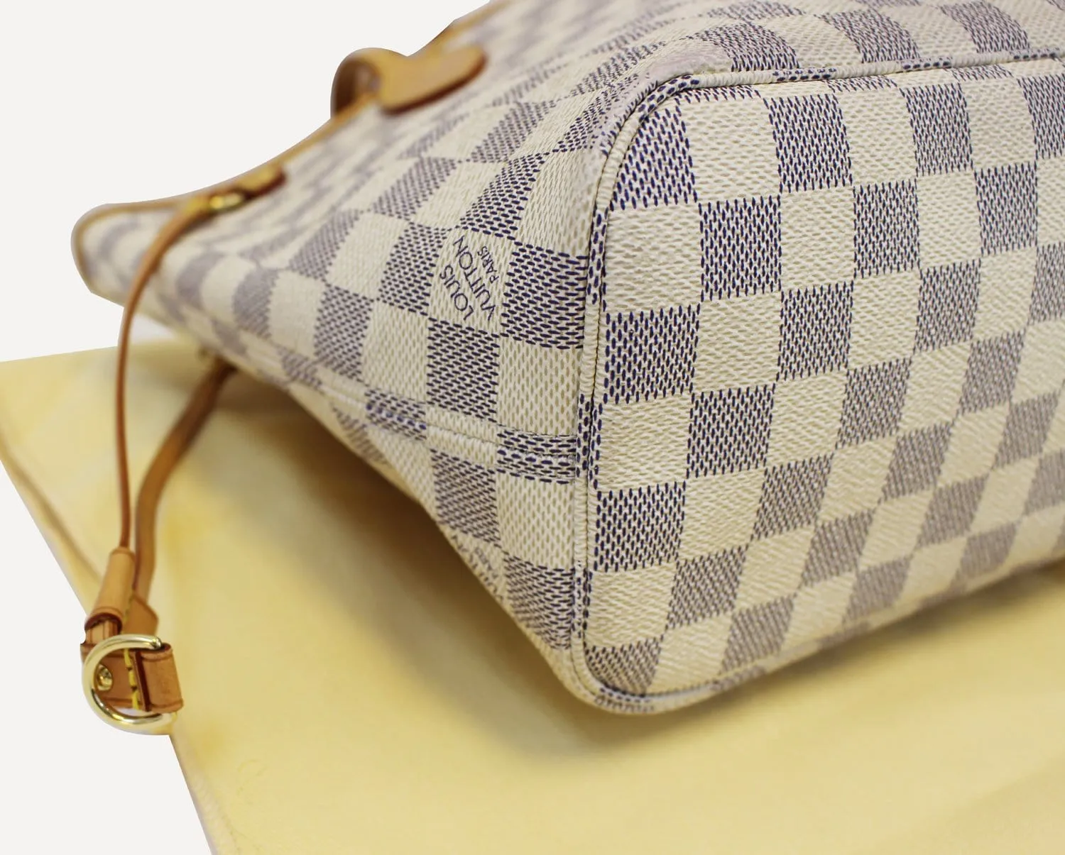 LOUIS VUITTON Damier Azur Neverfull PM Tote Bag - Final Call