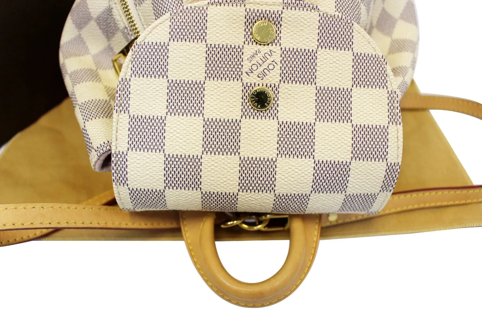 LOUIS VUITTON Damier Azur Sperone BB Backpack Bag