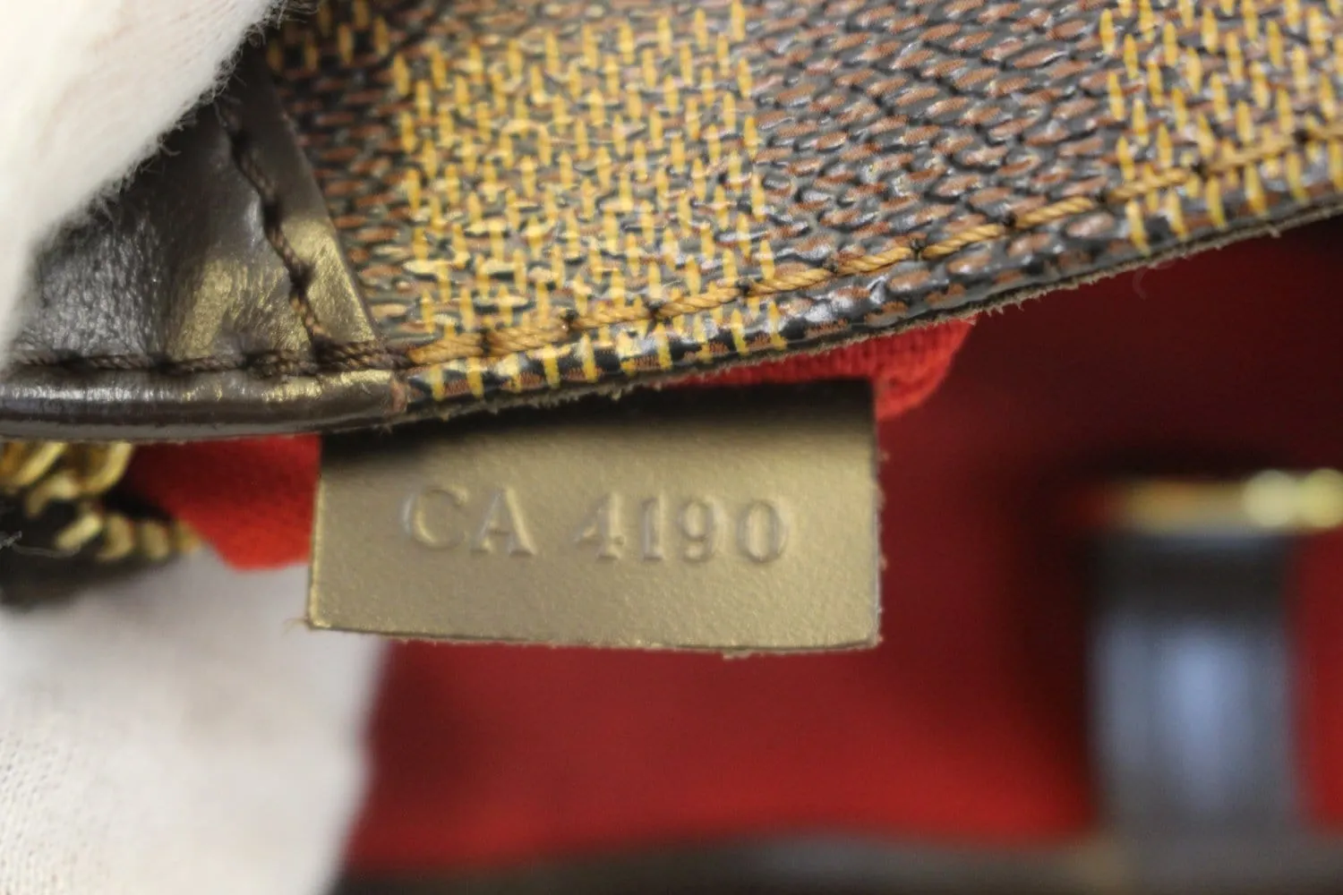 LOUIS VUITTON Damier Ebene Cabas Rivington Bag
