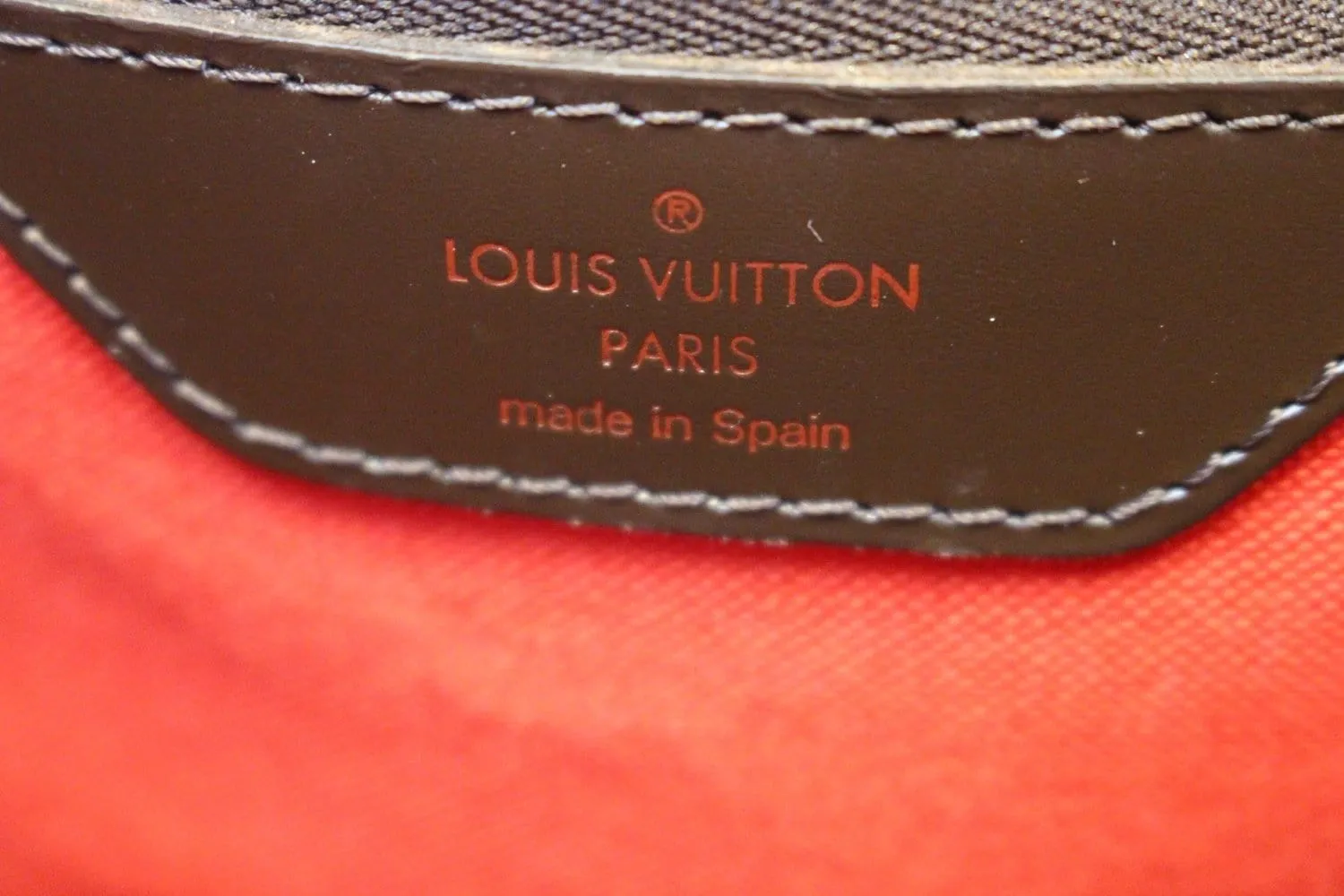 LOUIS VUITTON Damier Ebene Cabas Rivington Bag