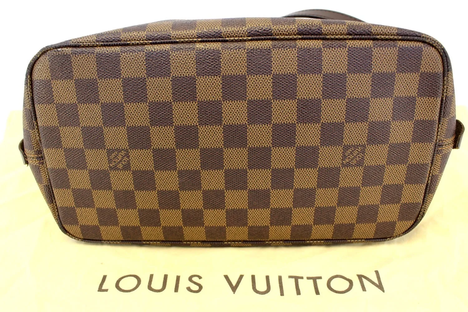 LOUIS VUITTON Damier Ebene Cabas Rivington Shoulder Bag