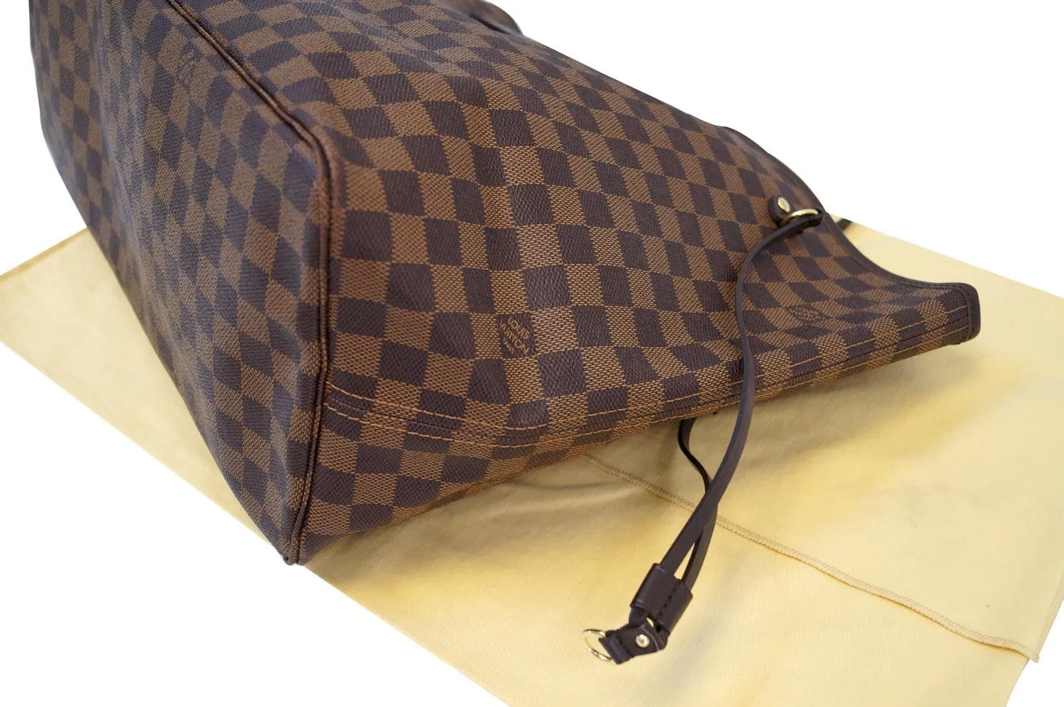 LOUIS VUITTON Damier Ebene Neverfull GM Tote Bag