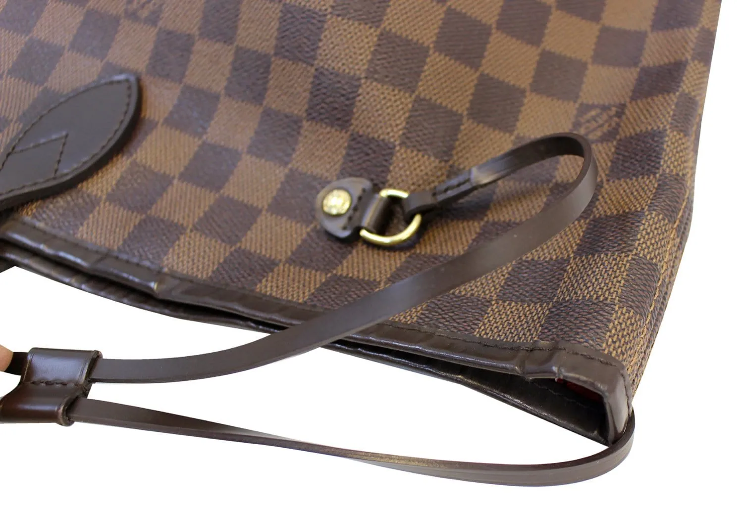 LOUIS VUITTON Damier Ebene Neverfull GM Tote Bag
