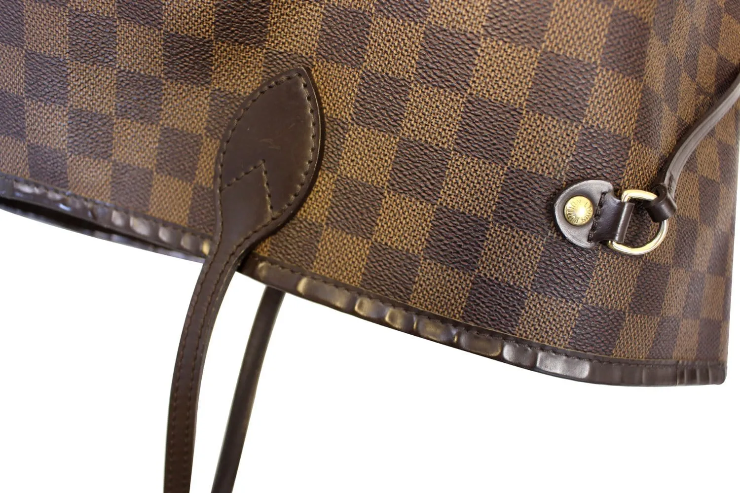 LOUIS VUITTON Damier Ebene Neverfull GM Tote Bag