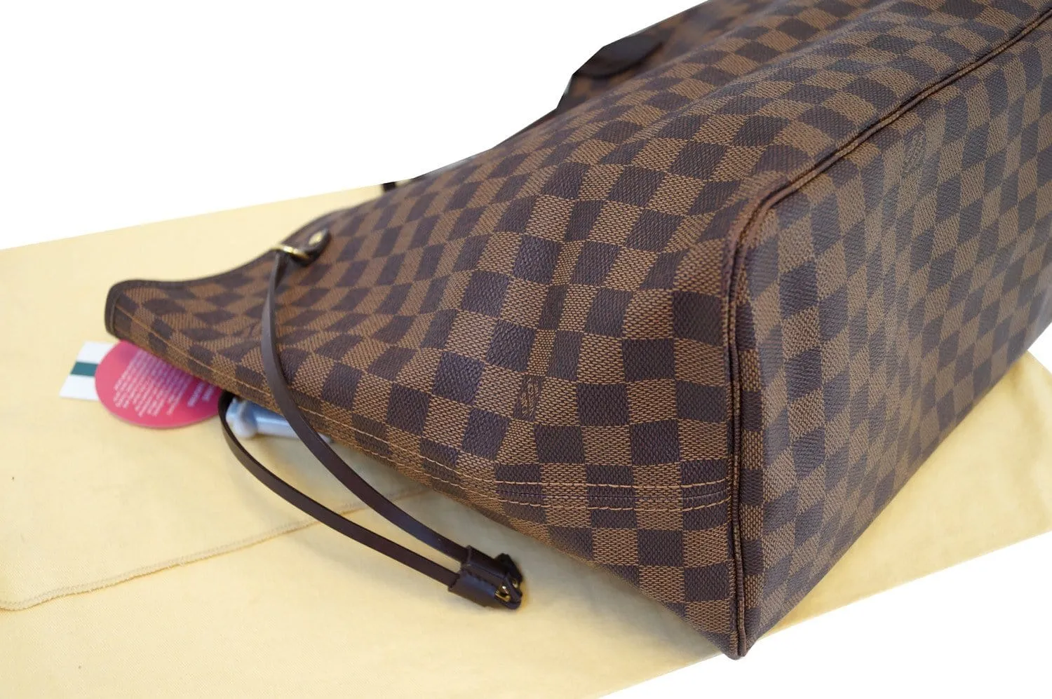 LOUIS VUITTON Damier Ebene Neverfull GM Tote Bag