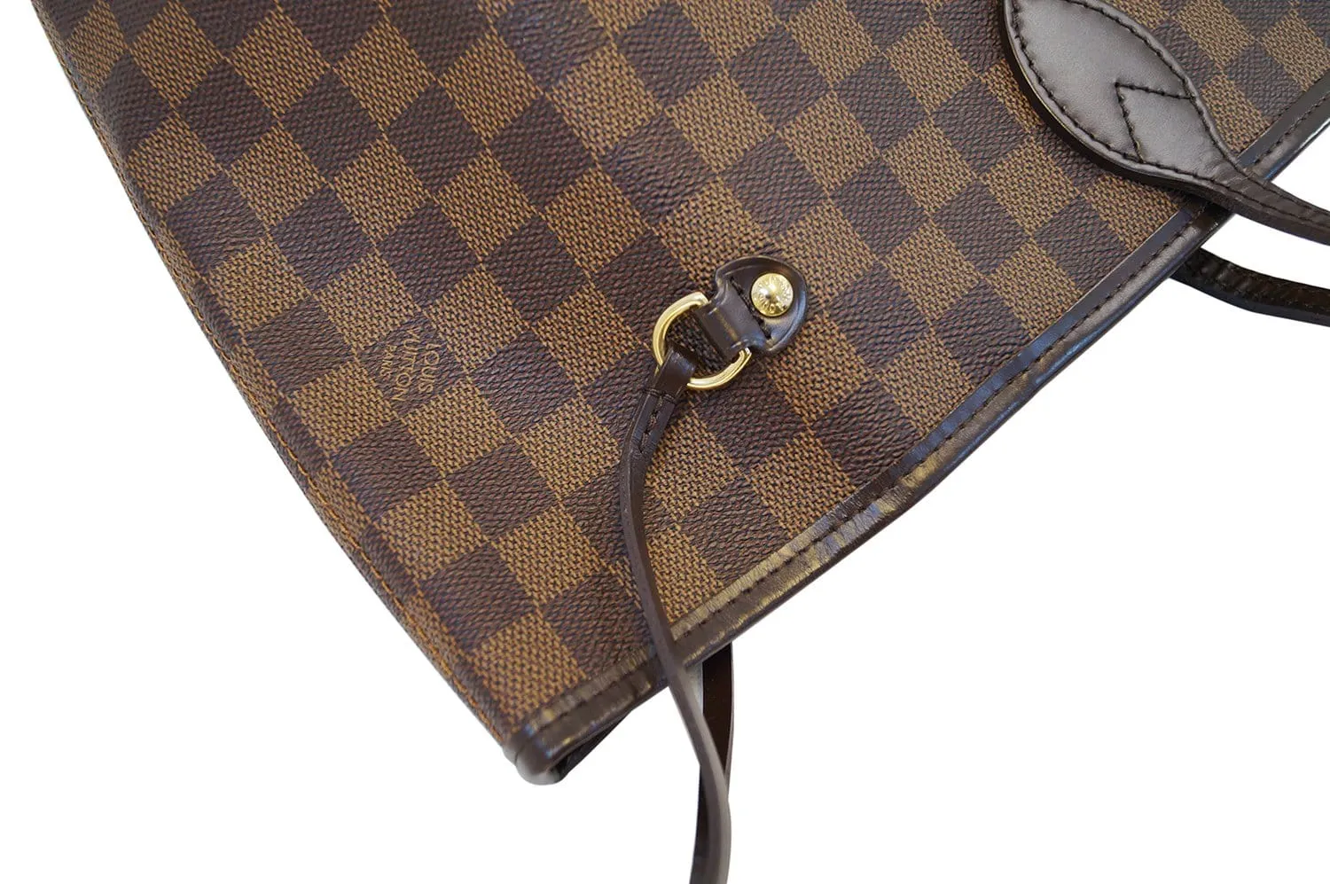 LOUIS VUITTON Damier Ebene Neverfull GM Tote Bag