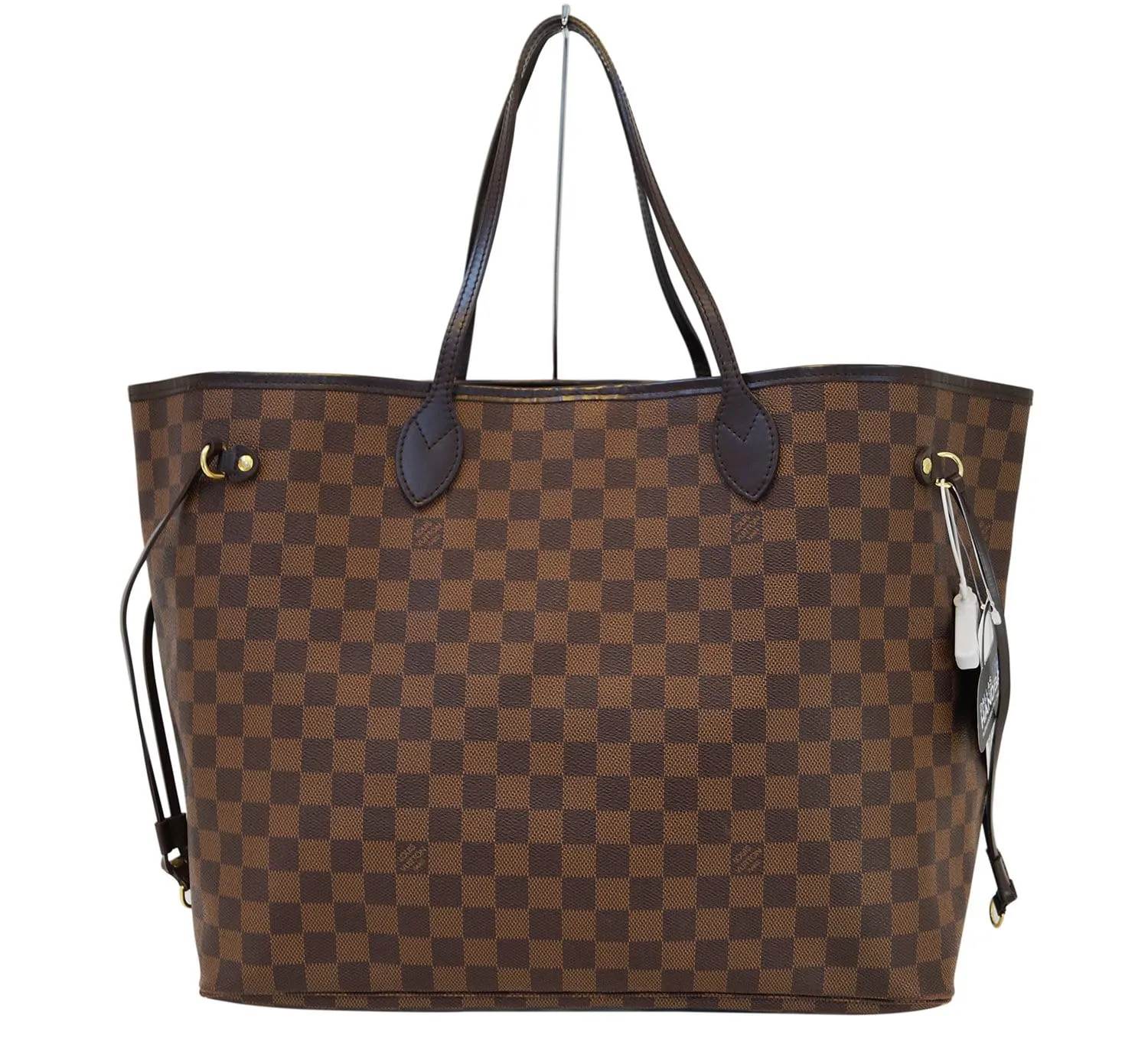 LOUIS VUITTON Damier Ebene Neverfull GM Tote Bag