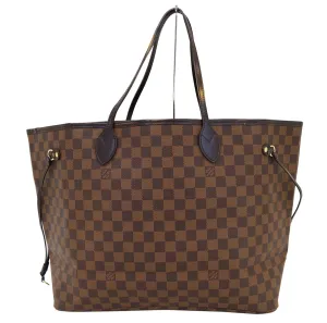 LOUIS VUITTON Damier Ebene Neverfull GM Tote Bag