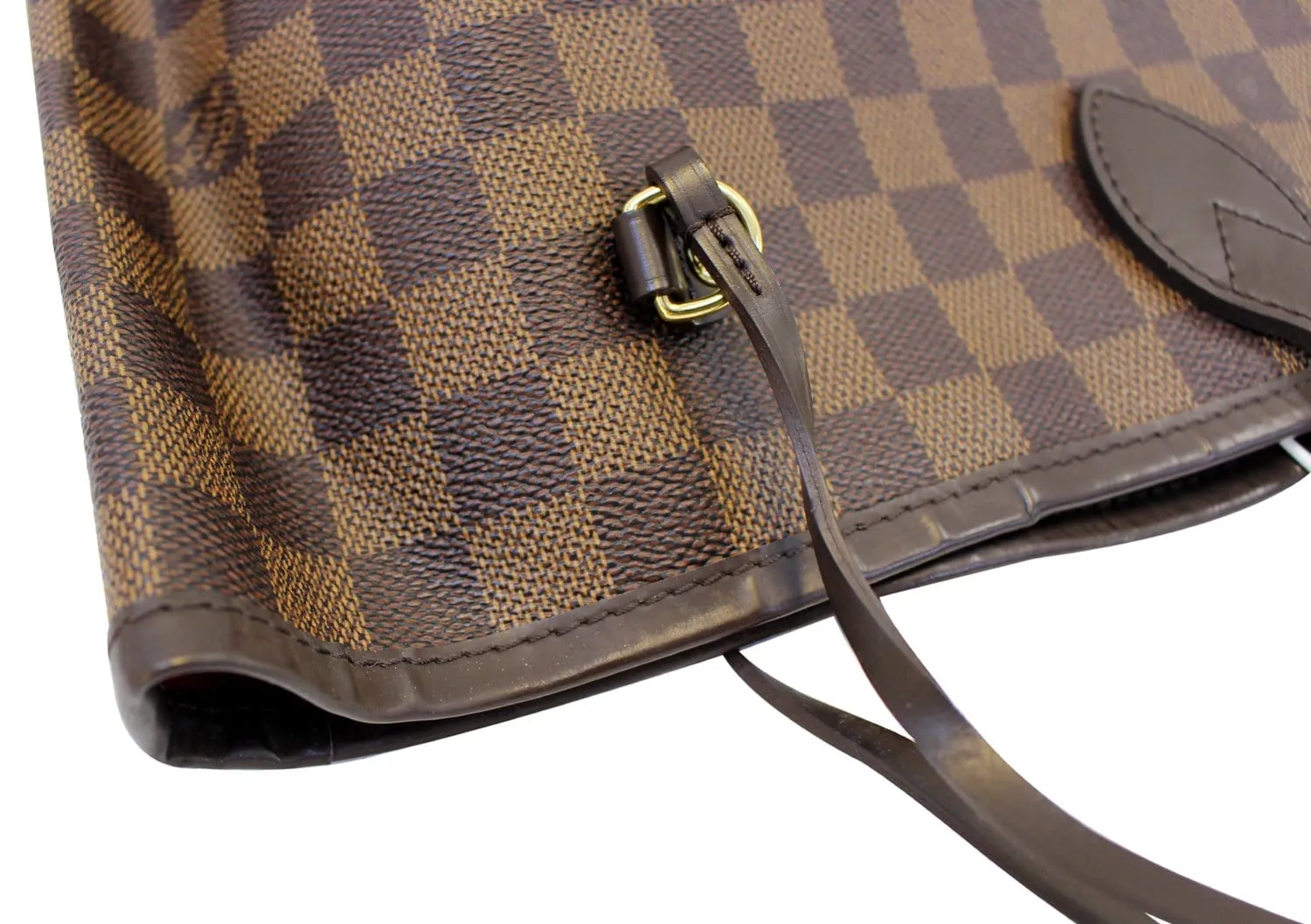 LOUIS VUITTON Damier Ebene Neverfull GM Tote Bag