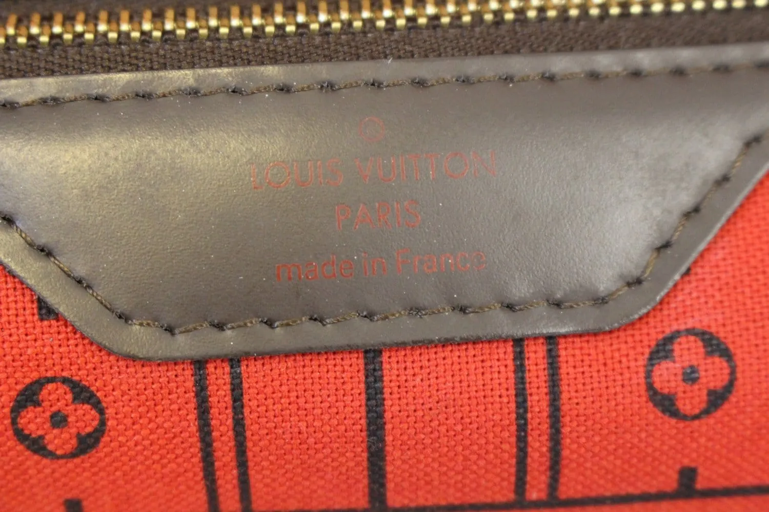 LOUIS VUITTON Damier Ebene Neverfull GM Tote Bag