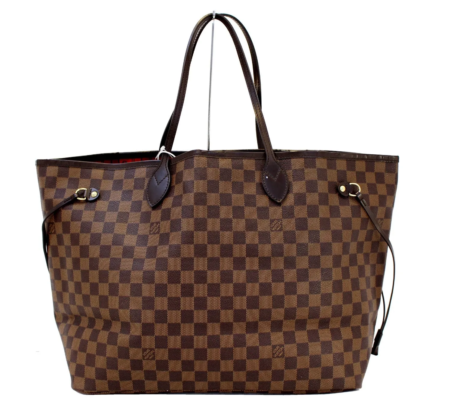 LOUIS VUITTON Damier Ebene Neverfull GM Tote Bag
