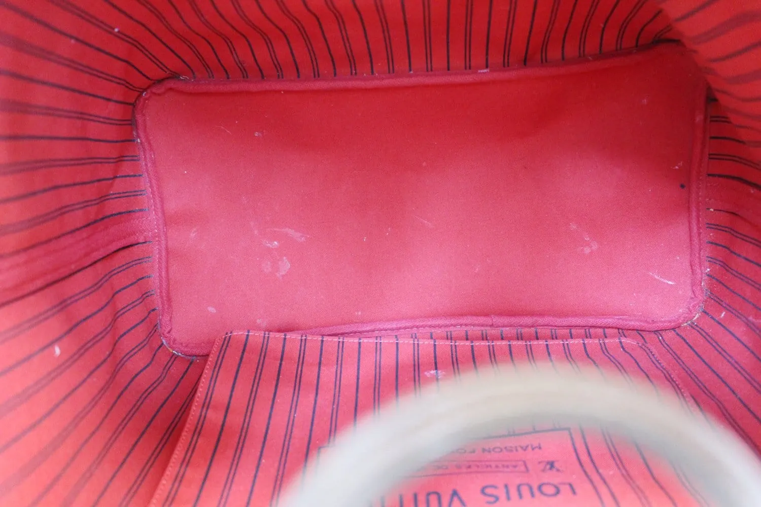 LOUIS VUITTON Damier Ebene Neverfull GM Tote Shoulder Bag