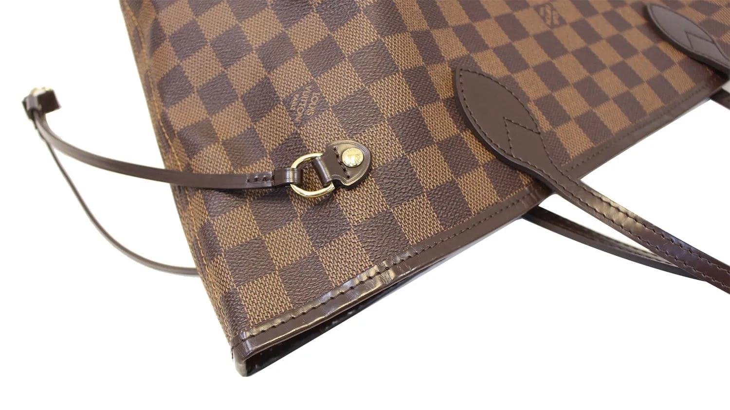 LOUIS VUITTON Damier Ebene Neverfull MM Tote Bag