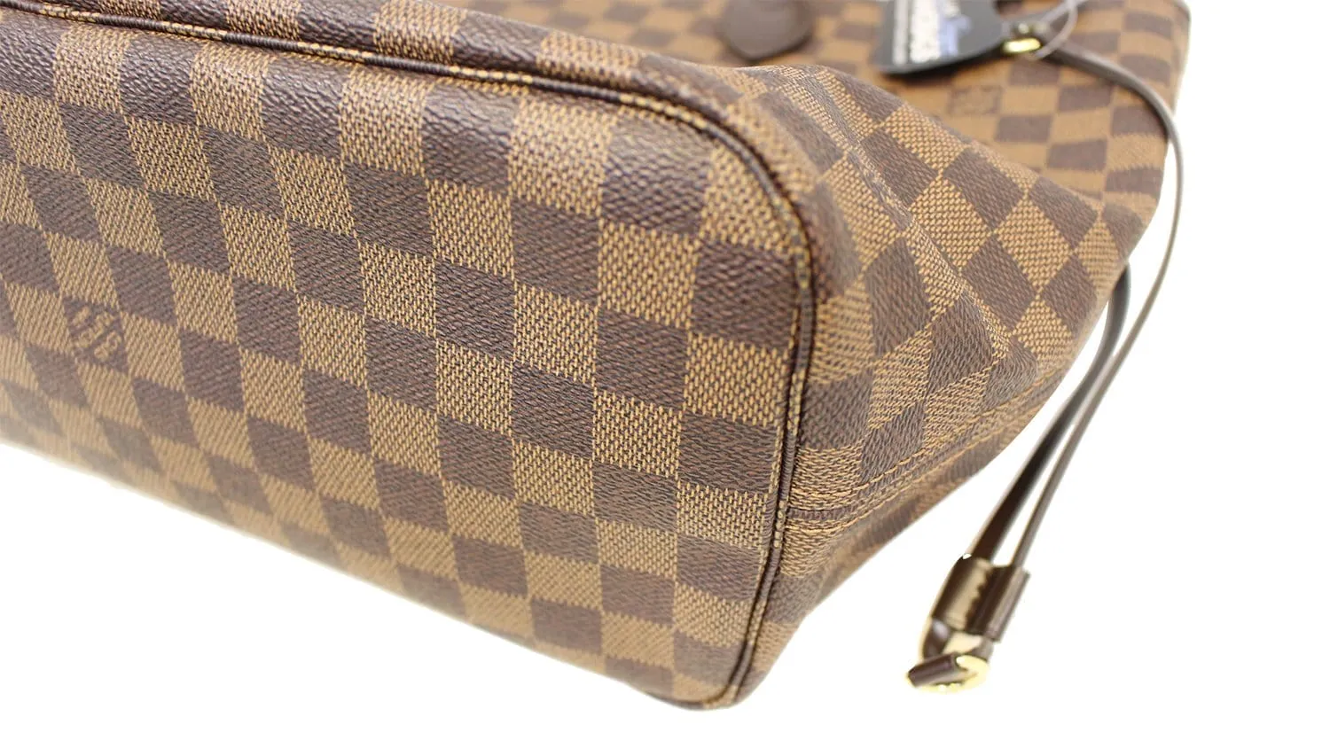 LOUIS VUITTON Damier Ebene Neverfull MM Tote Bag