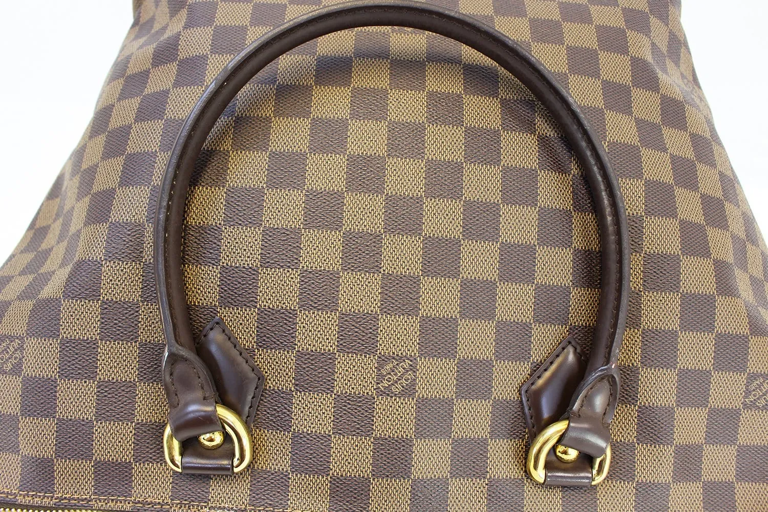 LOUIS VUITTON Damier Ebene Saleya MM Handbag