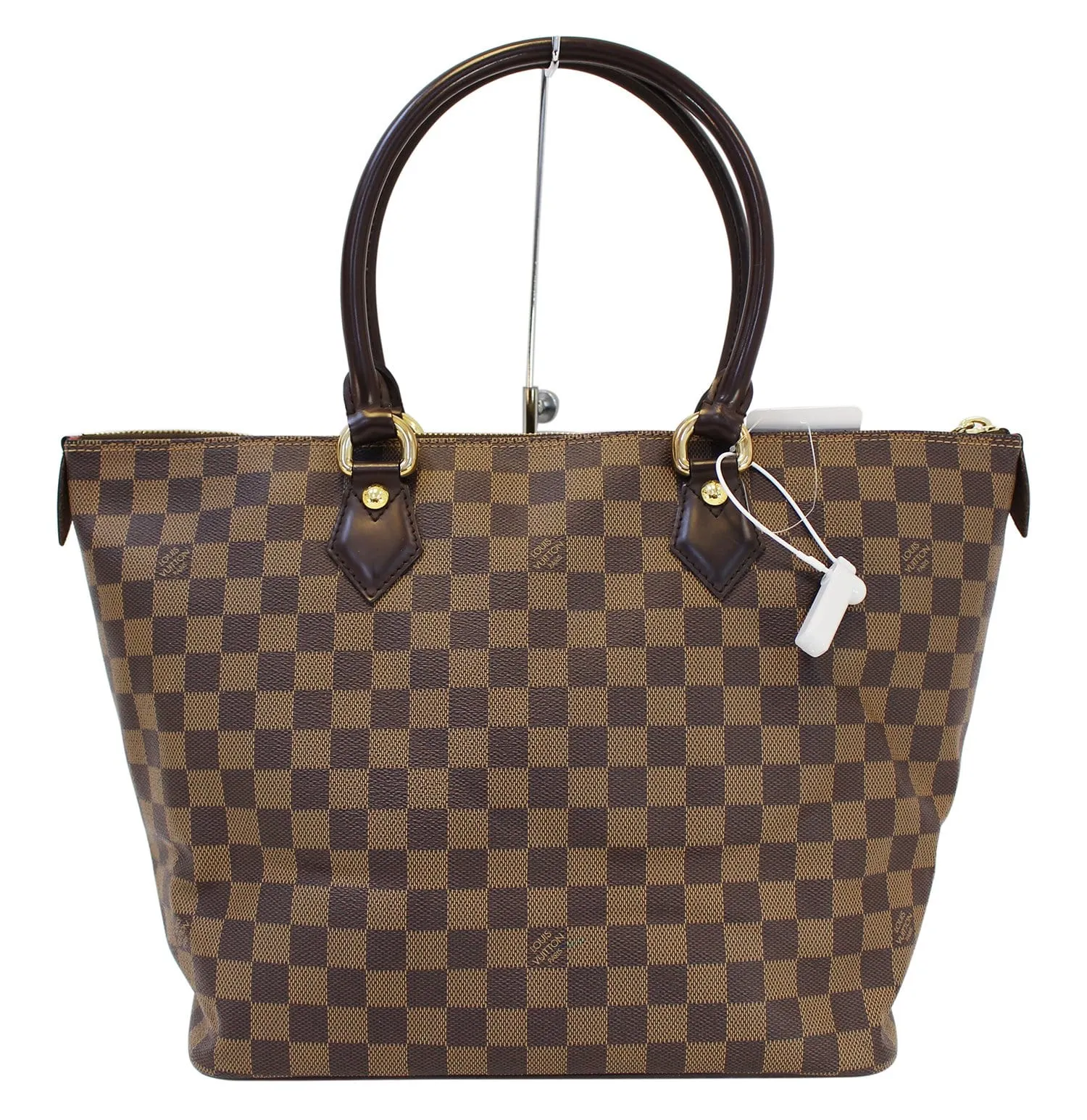 LOUIS VUITTON Damier Ebene Saleya MM Handbag