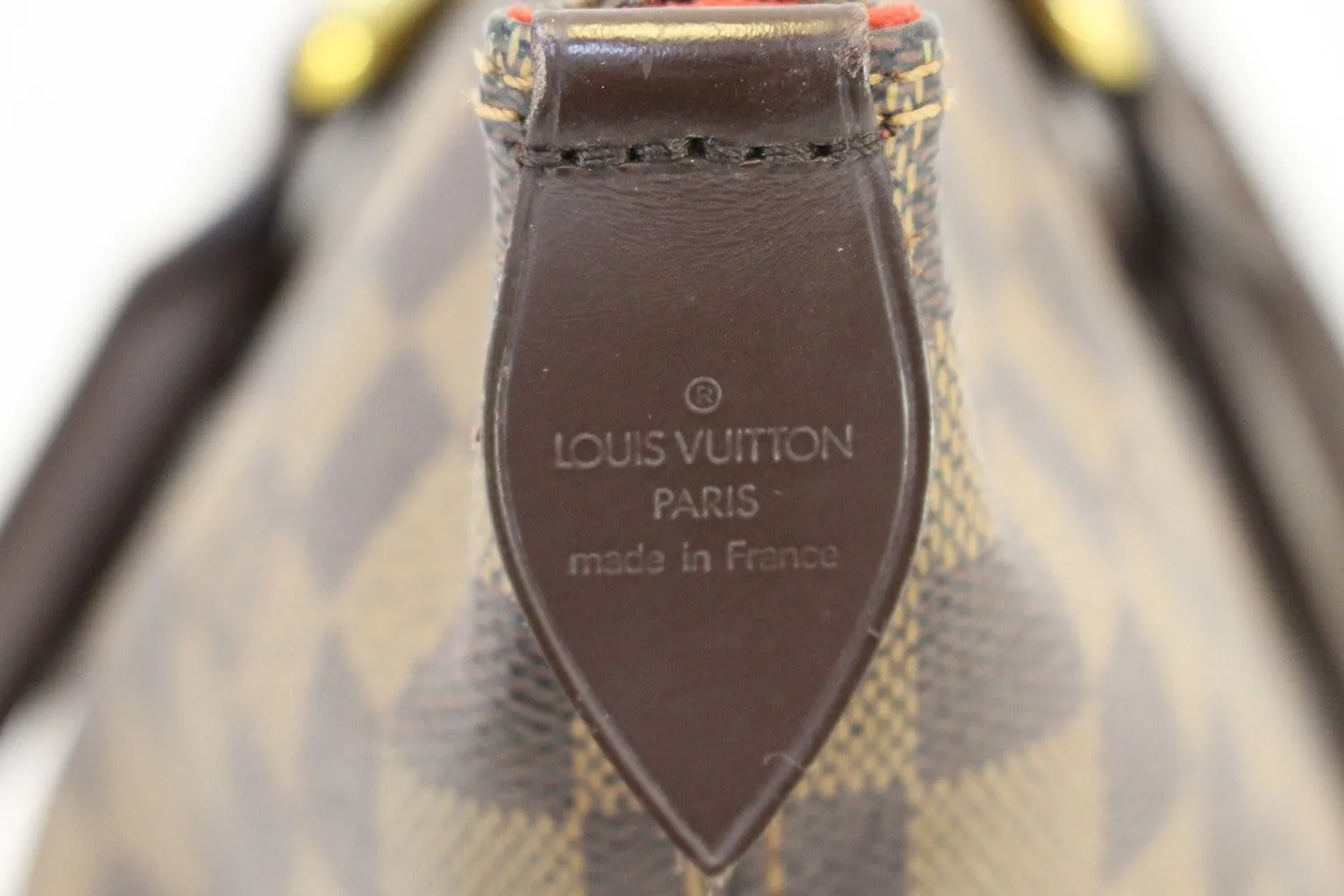 LOUIS VUITTON Damier Ebene Saleya MM Handbag