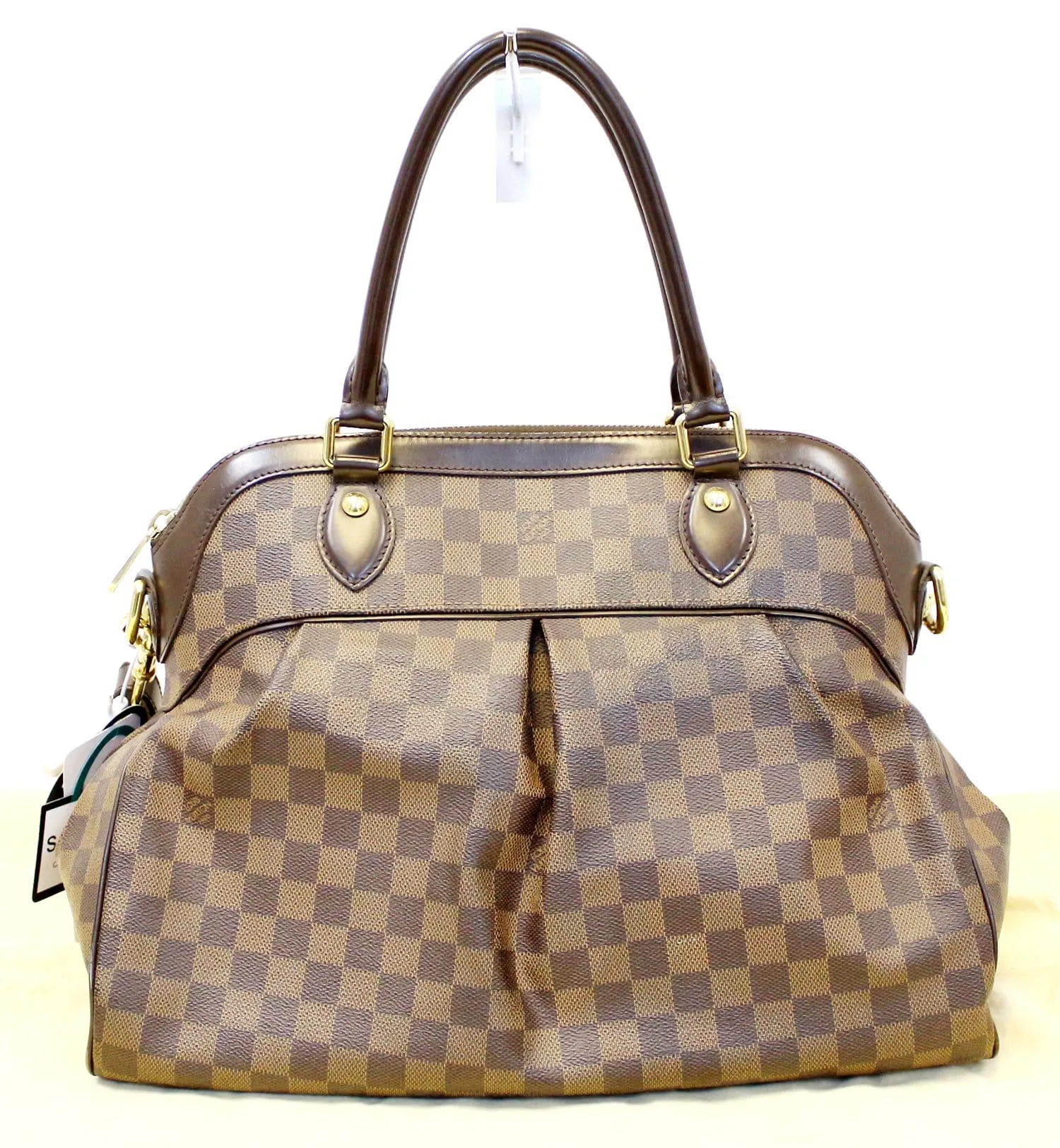 LOUIS VUITTON Damier Ebene Trevi GM Brown Shoulder Bag