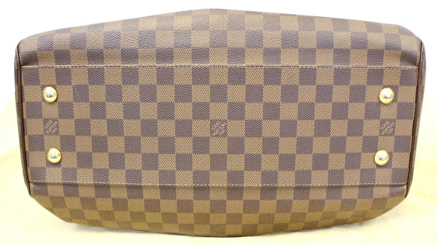 LOUIS VUITTON Damier Ebene Trevi GM Brown Shoulder Bag