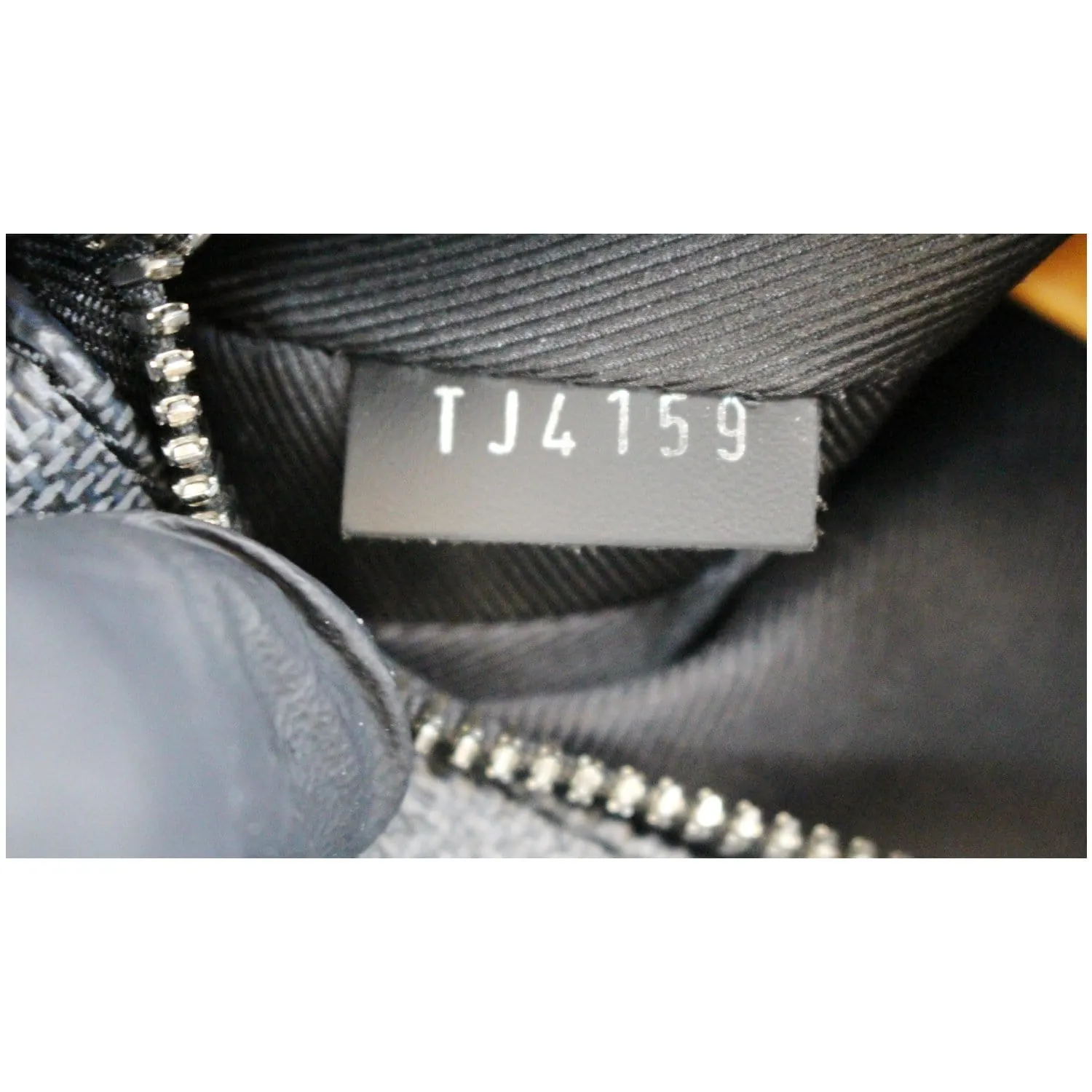 LOUIS VUITTON Josh Damier Graphite Backpack Bag Black
