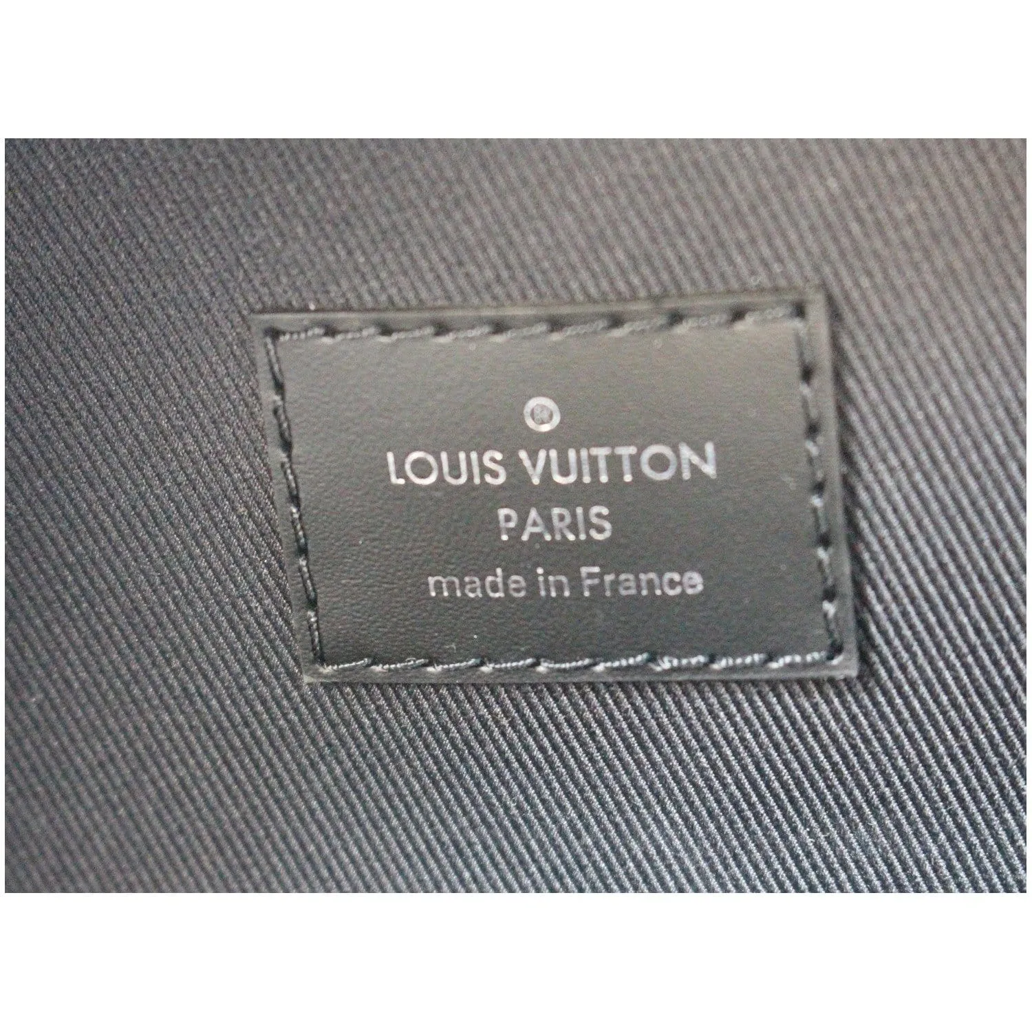 LOUIS VUITTON Josh Damier Graphite Backpack Bag Black