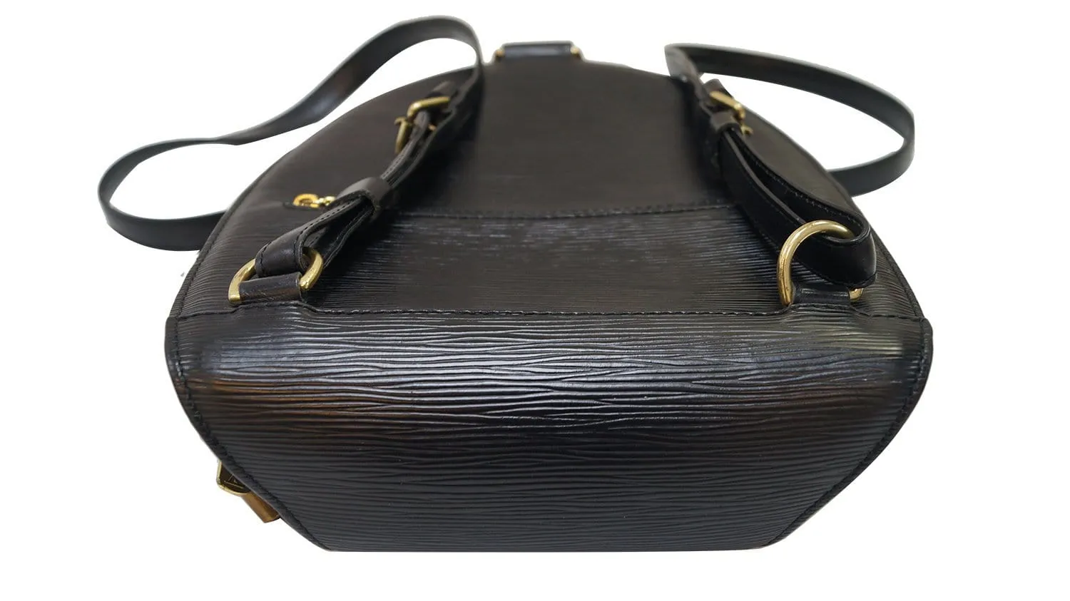 LOUIS VUITTON Mabillon Epi Leather Backpack Black