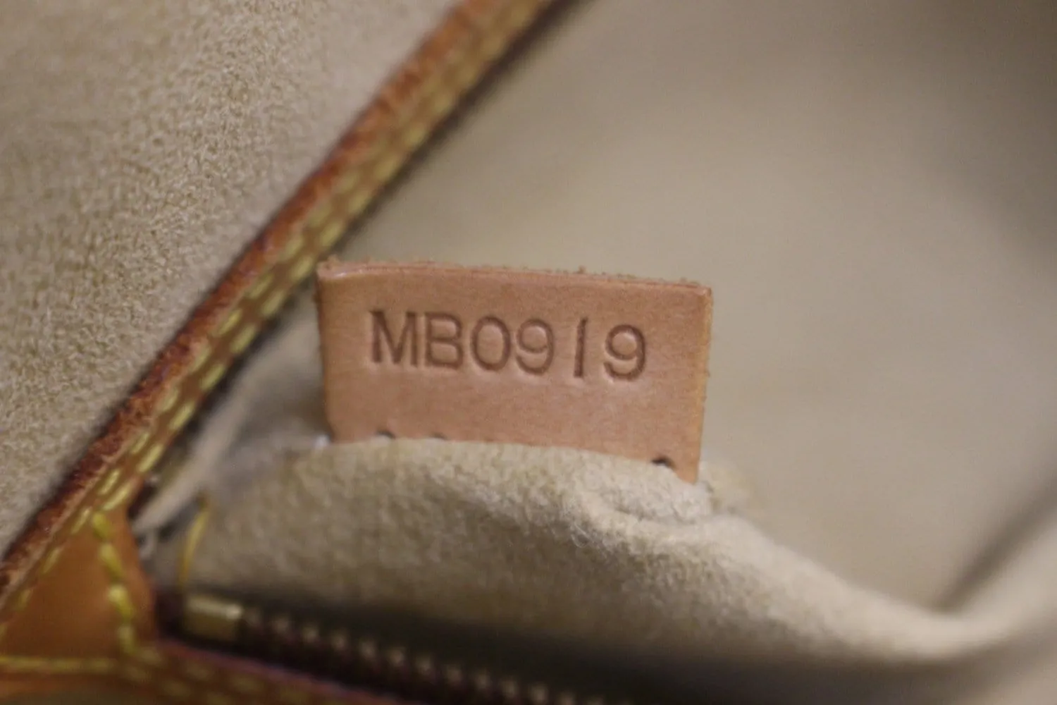LOUIS VUITTON Monogram Canvas Babylone Tote Bag