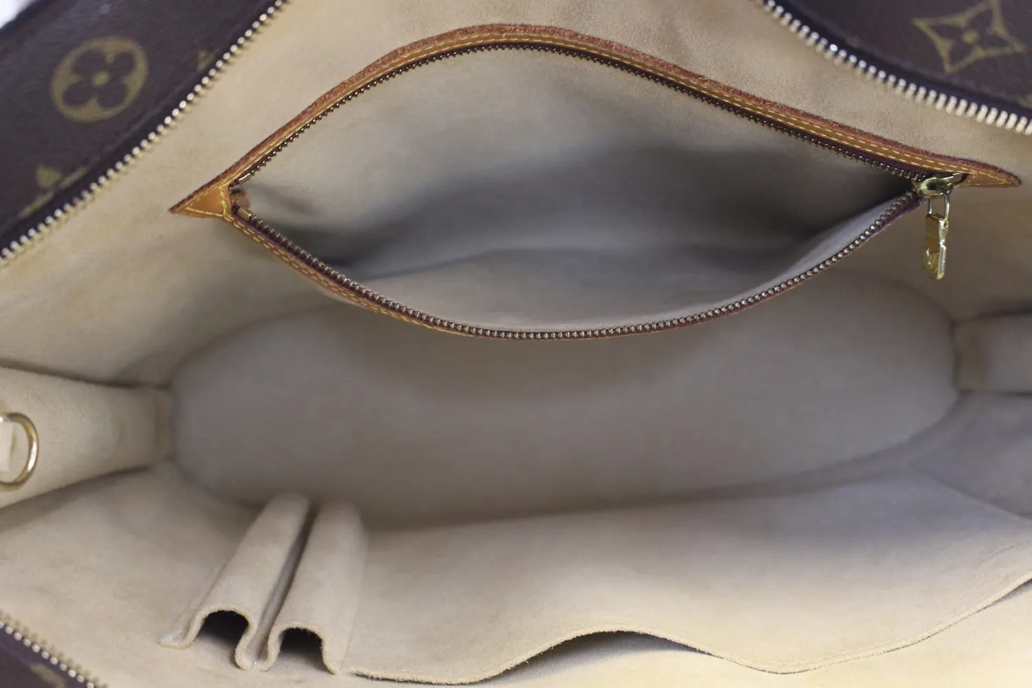 LOUIS VUITTON Monogram Canvas Babylone Tote Bag
