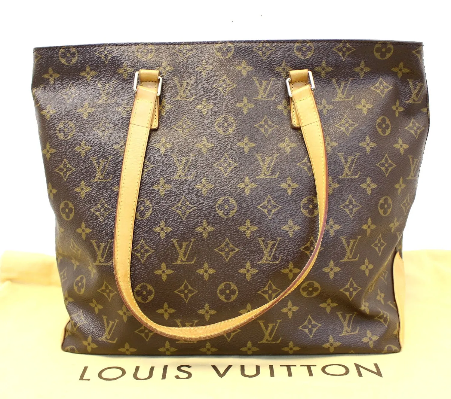 LOUIS VUITTON Monogram Canvas Cabas Mezzo Tote Bag