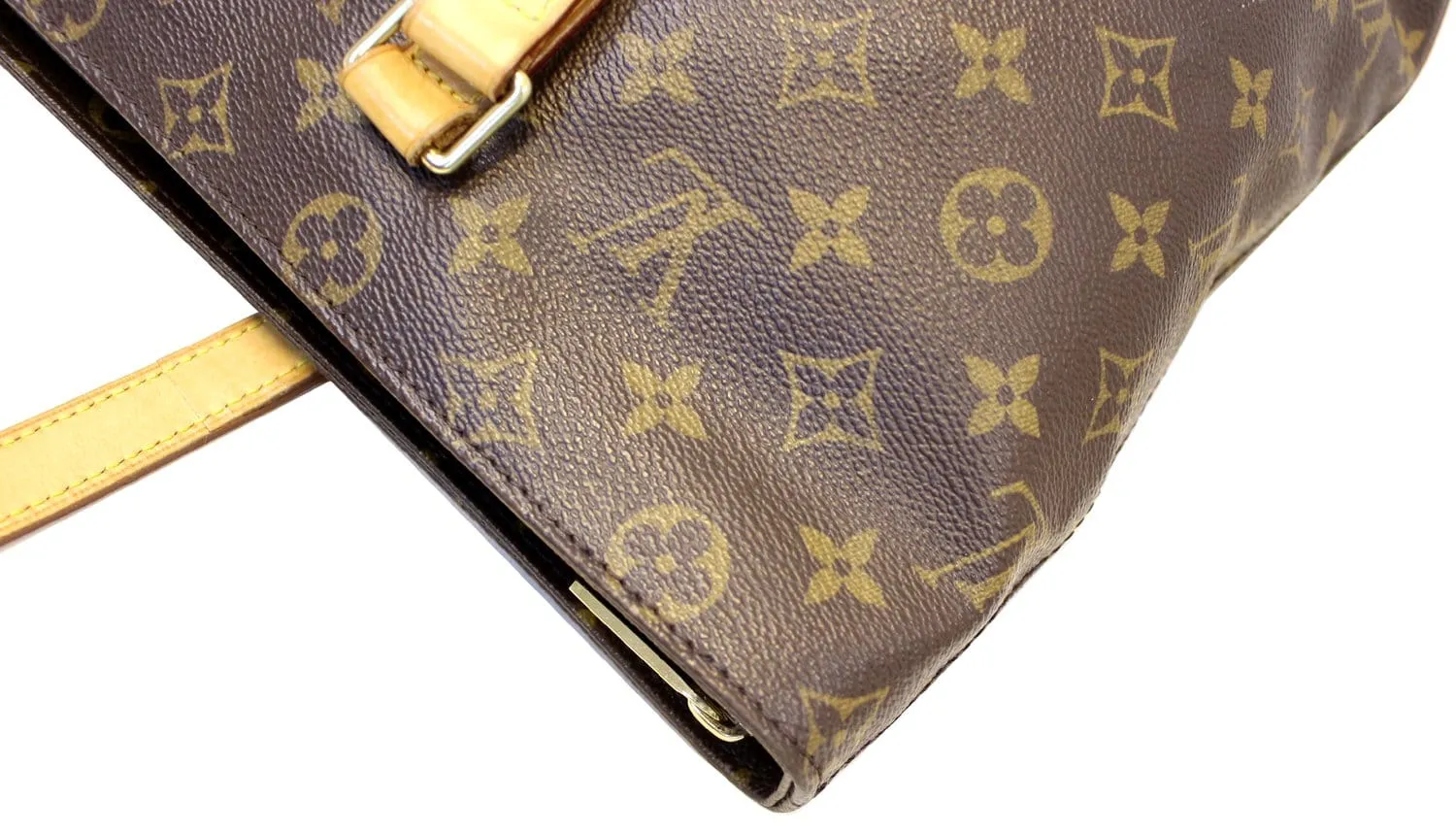 LOUIS VUITTON Monogram Canvas Cabas Mezzo Tote Bag