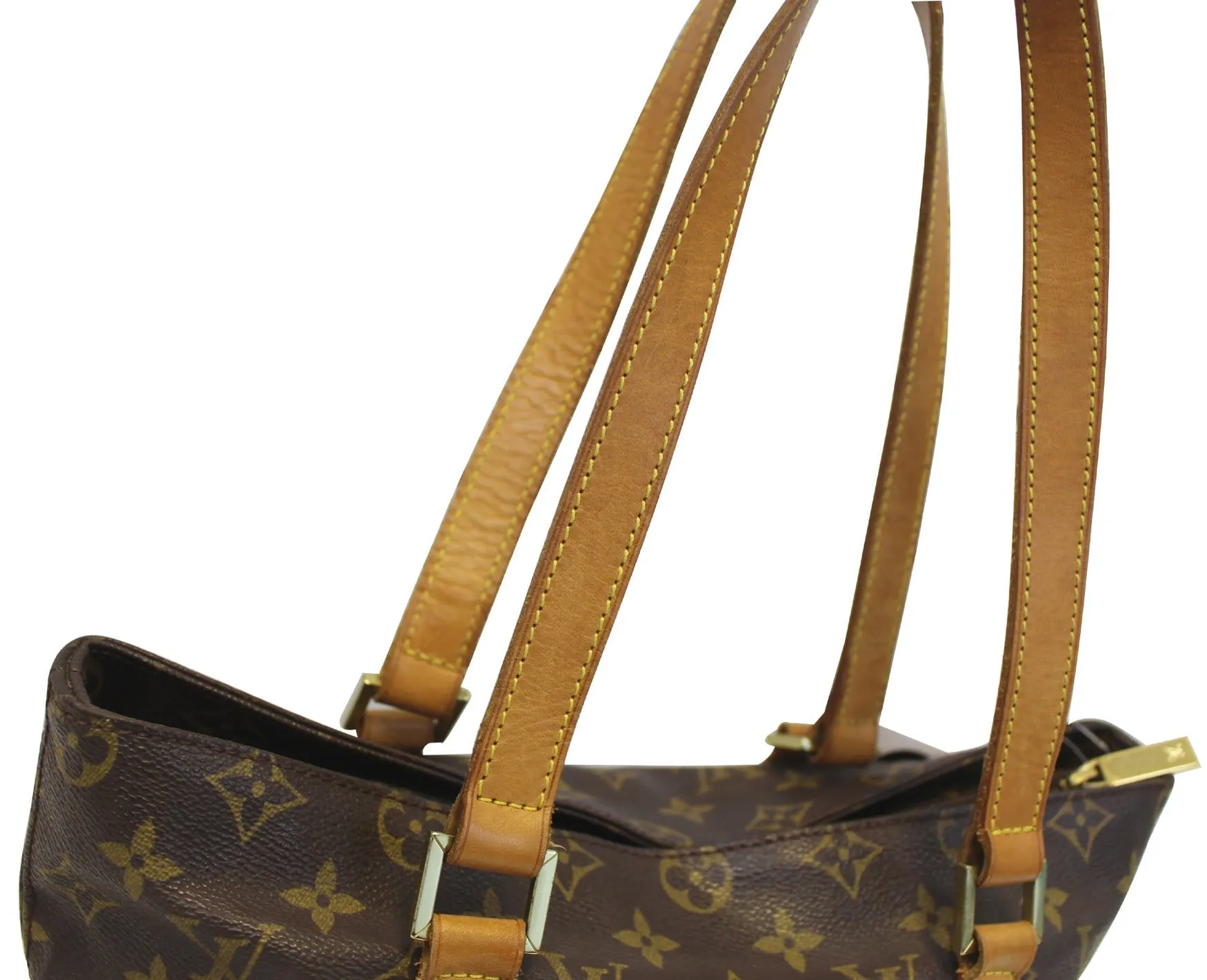 LOUIS VUITTON Monogram Canvas Cabas Piano Shoulder Bag