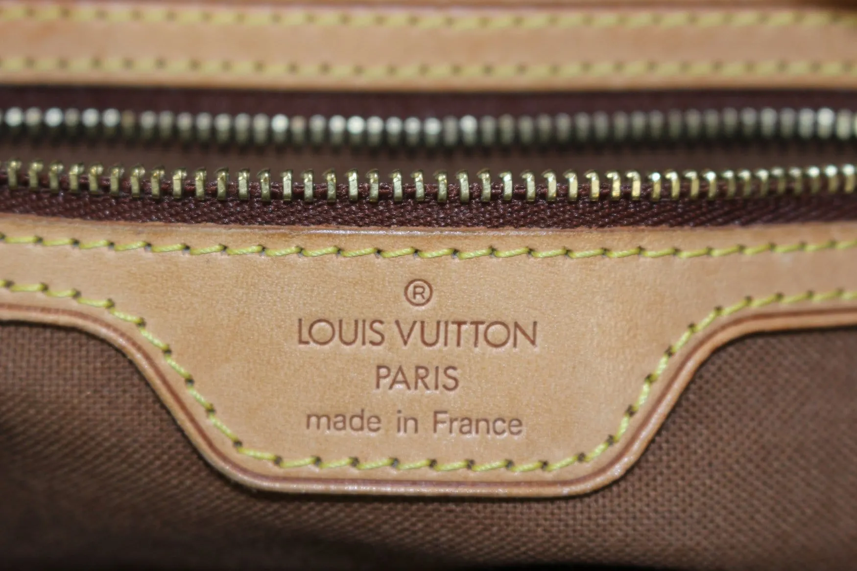 LOUIS VUITTON Monogram Canvas Cabas Piano Shoulder Bag