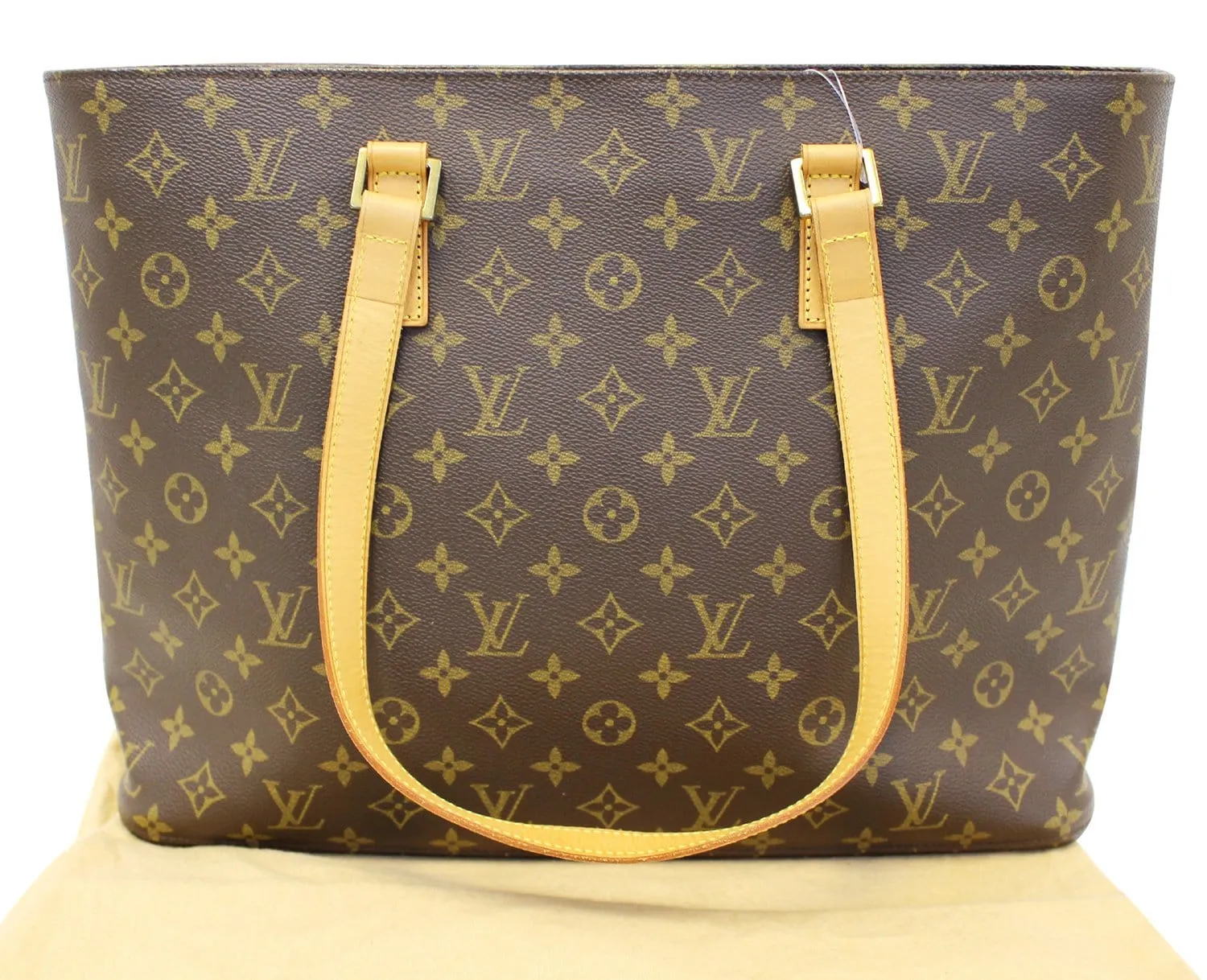 LOUIS VUITTON Monogram Canvas Luco Tote Brown Bag