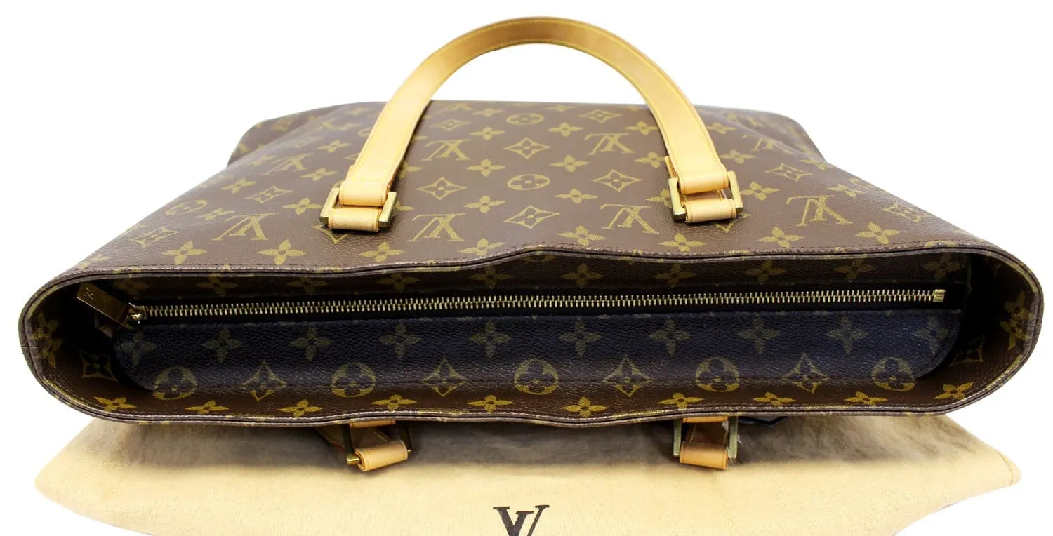 LOUIS VUITTON Monogram Canvas Luco Tote Brown Bag