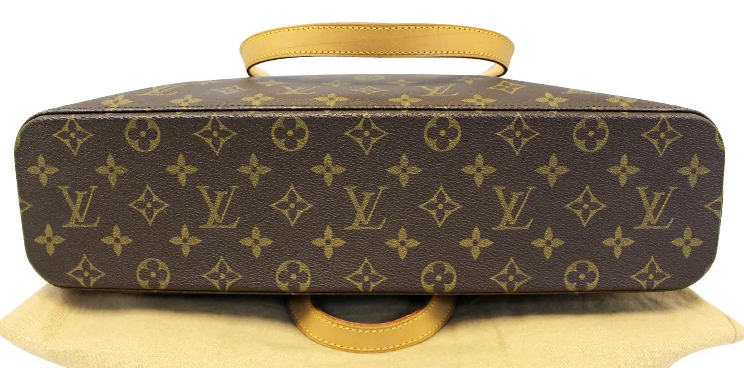 LOUIS VUITTON Monogram Canvas Luco Tote Brown Bag