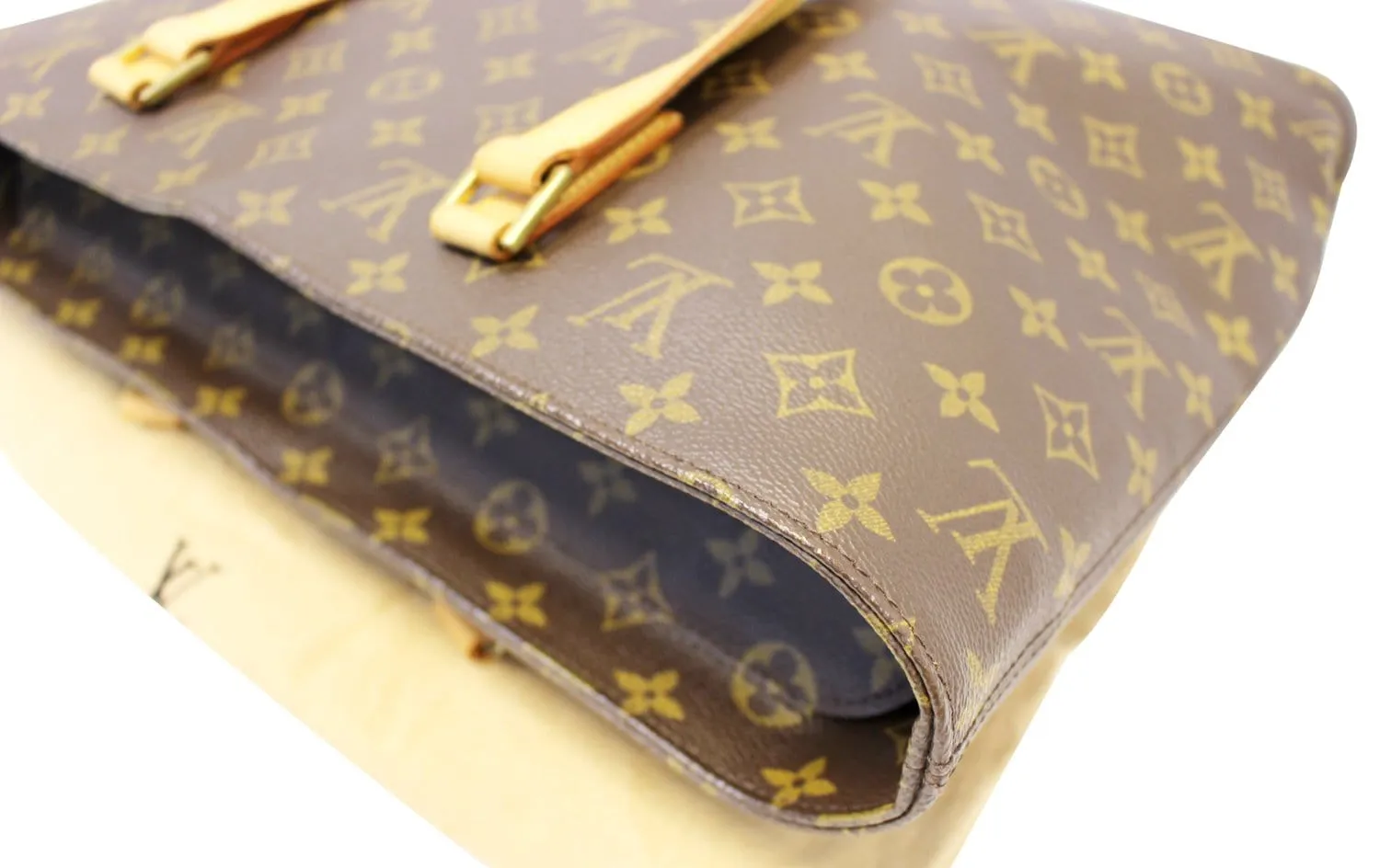 LOUIS VUITTON Monogram Canvas Luco Tote Brown Bag