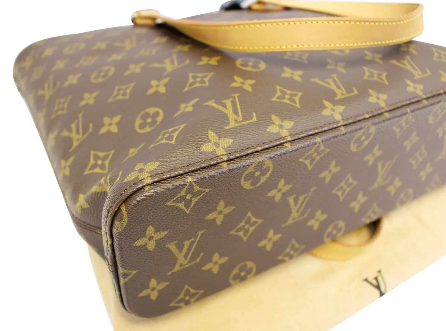 LOUIS VUITTON Monogram Canvas Luco Tote Brown Bag