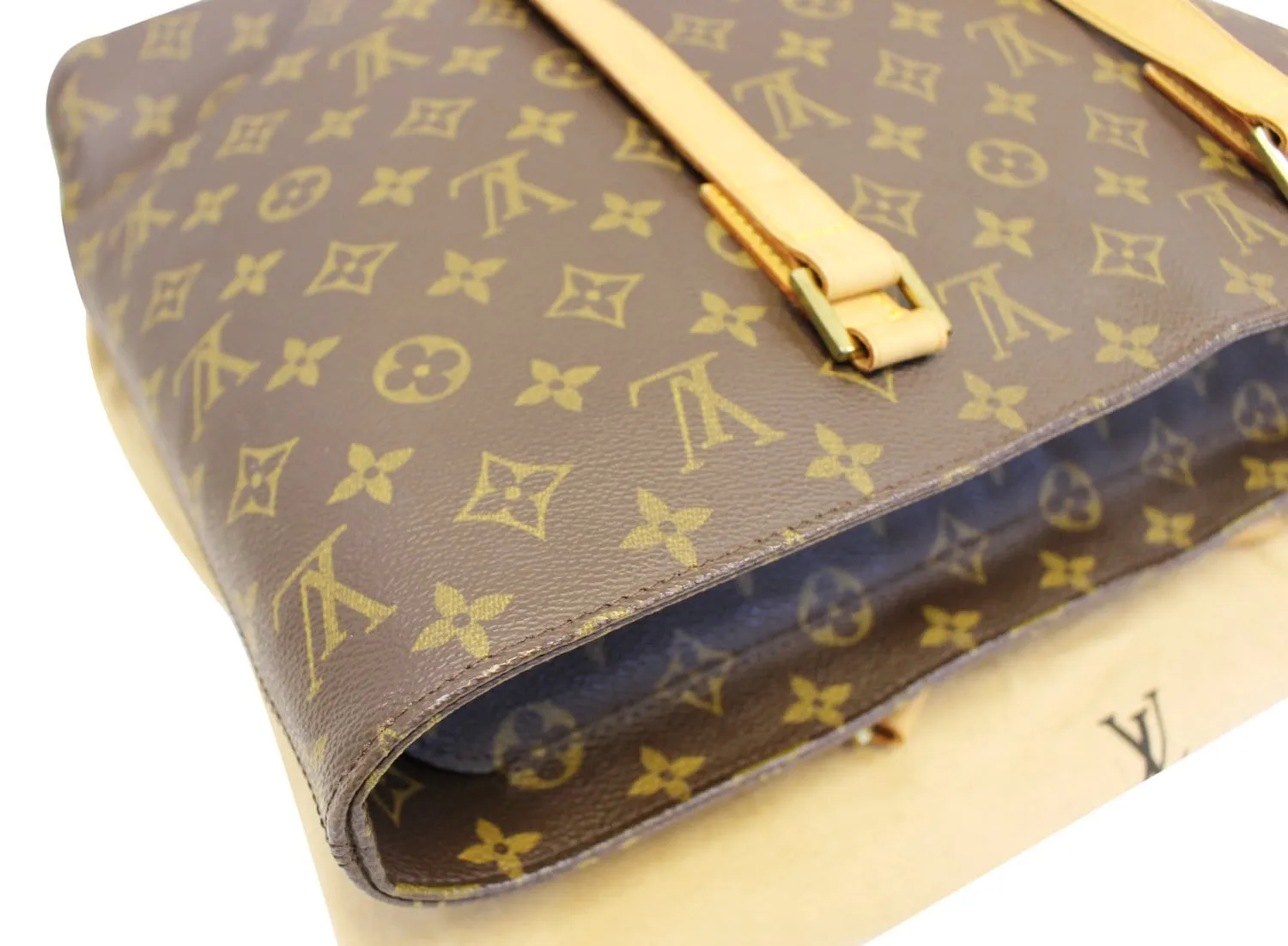 LOUIS VUITTON Monogram Canvas Luco Tote Brown Bag