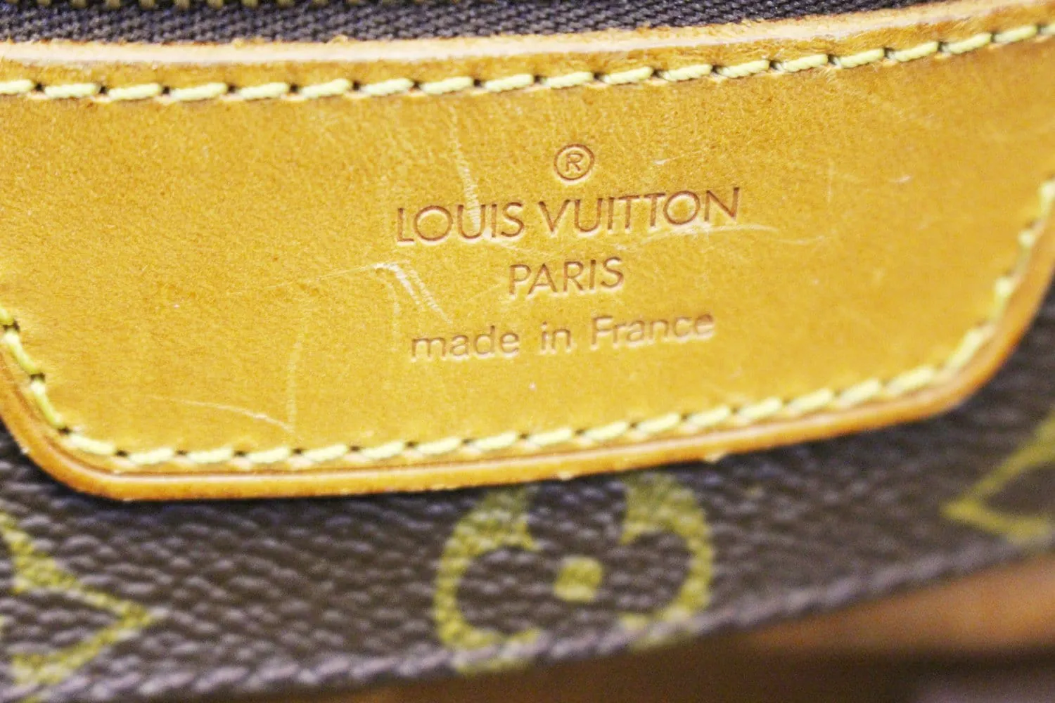 LOUIS VUITTON Monogram Canvas Sac Shopping Tote Bag