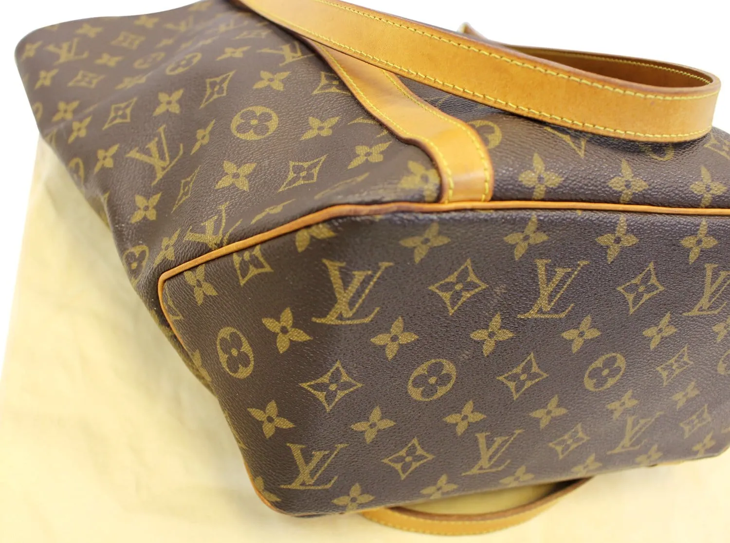 LOUIS VUITTON Monogram Canvas Sac Shopping Tote Bag