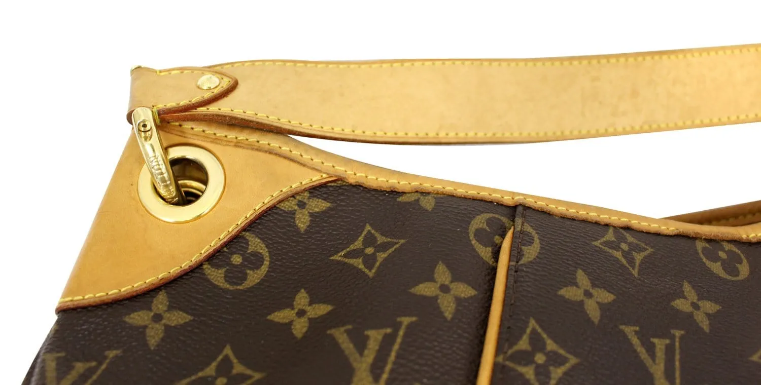 LOUIS VUITTON Monogram Galliera GM Shoulder Tote Handbag