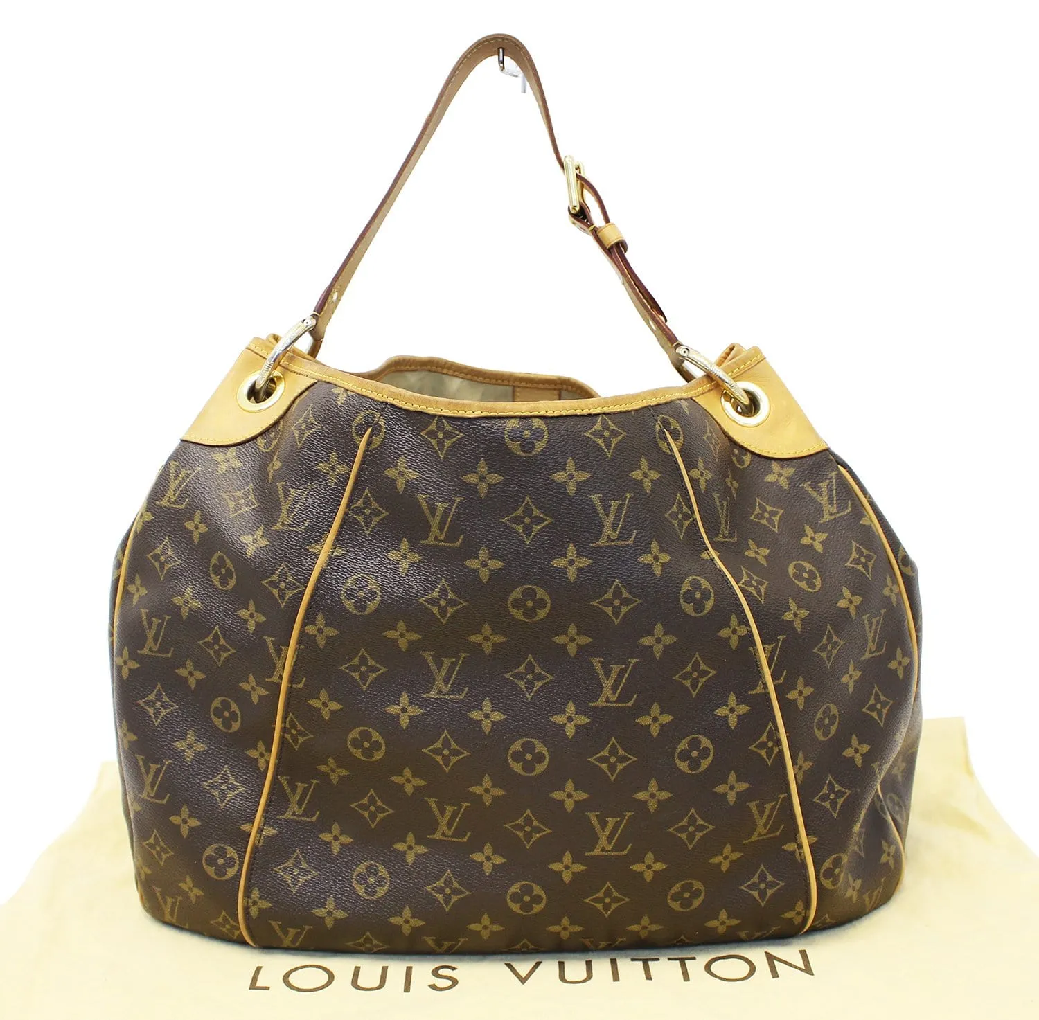 LOUIS VUITTON Monogram Galliera GM Shoulder Tote Handbag