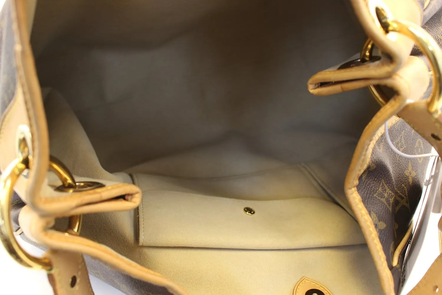 LOUIS VUITTON Monogram Galliera GM Shoulder Tote Handbag