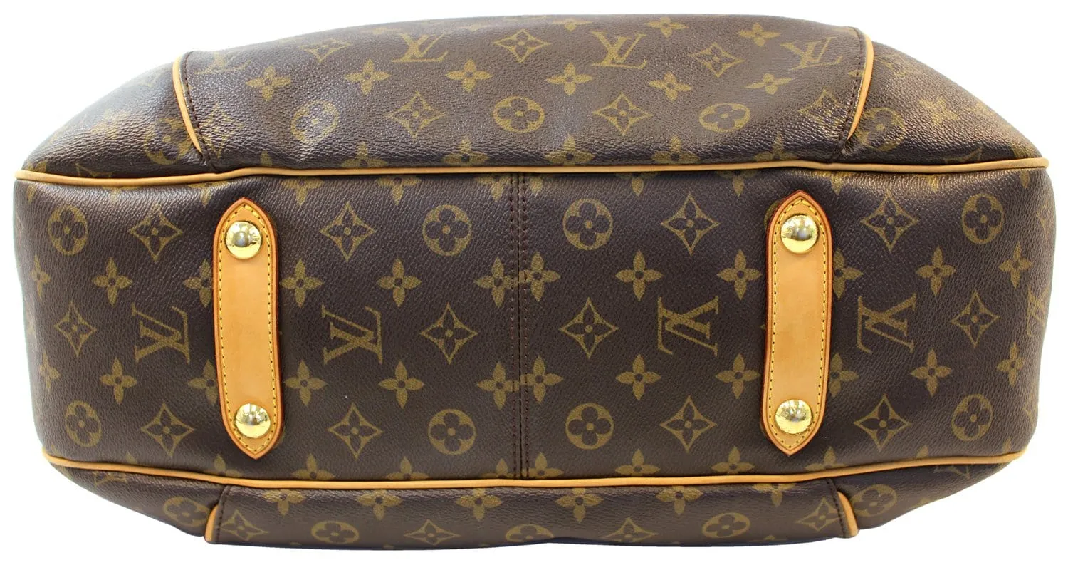 LOUIS VUITTON Monogram Galliera GM Shoulder Tote Handbag