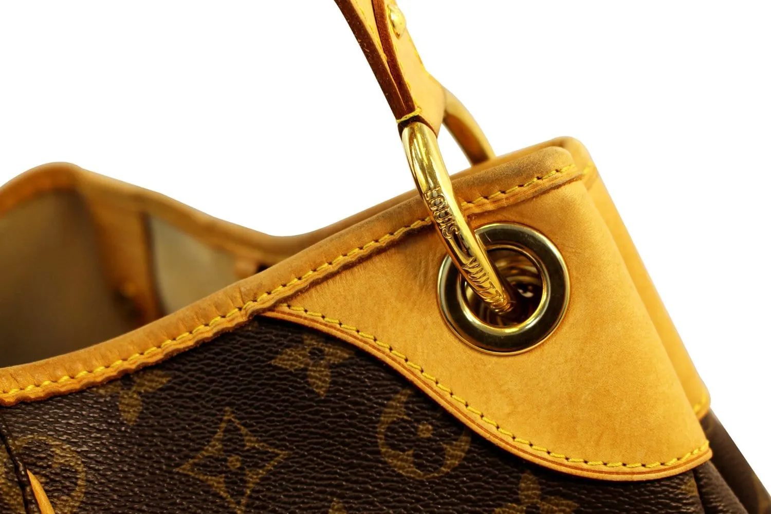 LOUIS VUITTON Monogram Galliera GM Shoulder Tote Handbag
