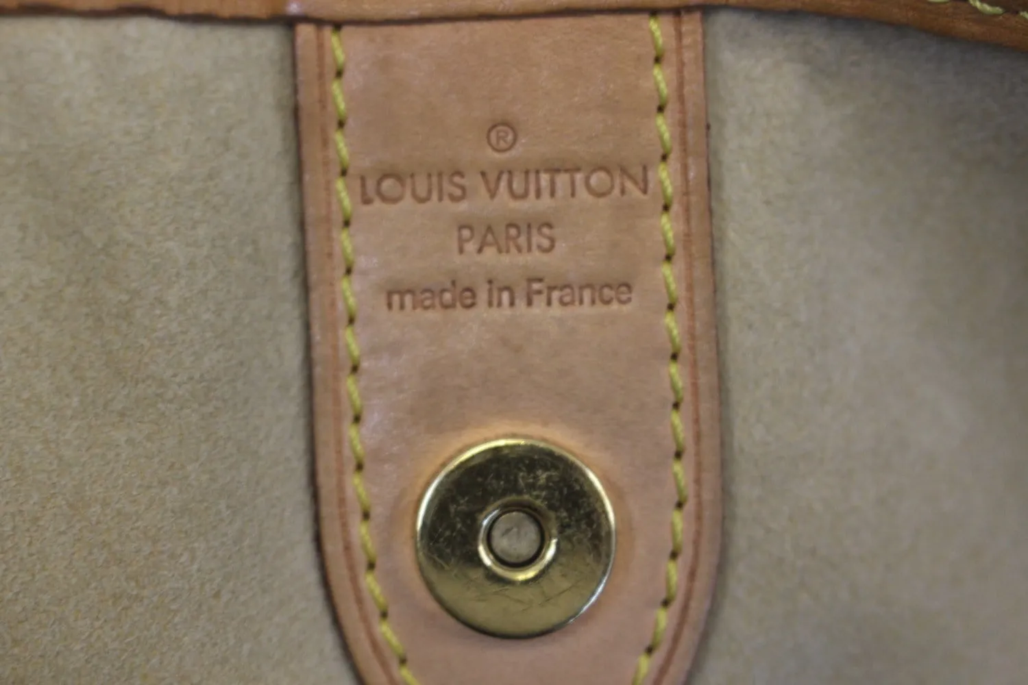 LOUIS VUITTON Monogram Galliera GM Shoulder Tote Handbag